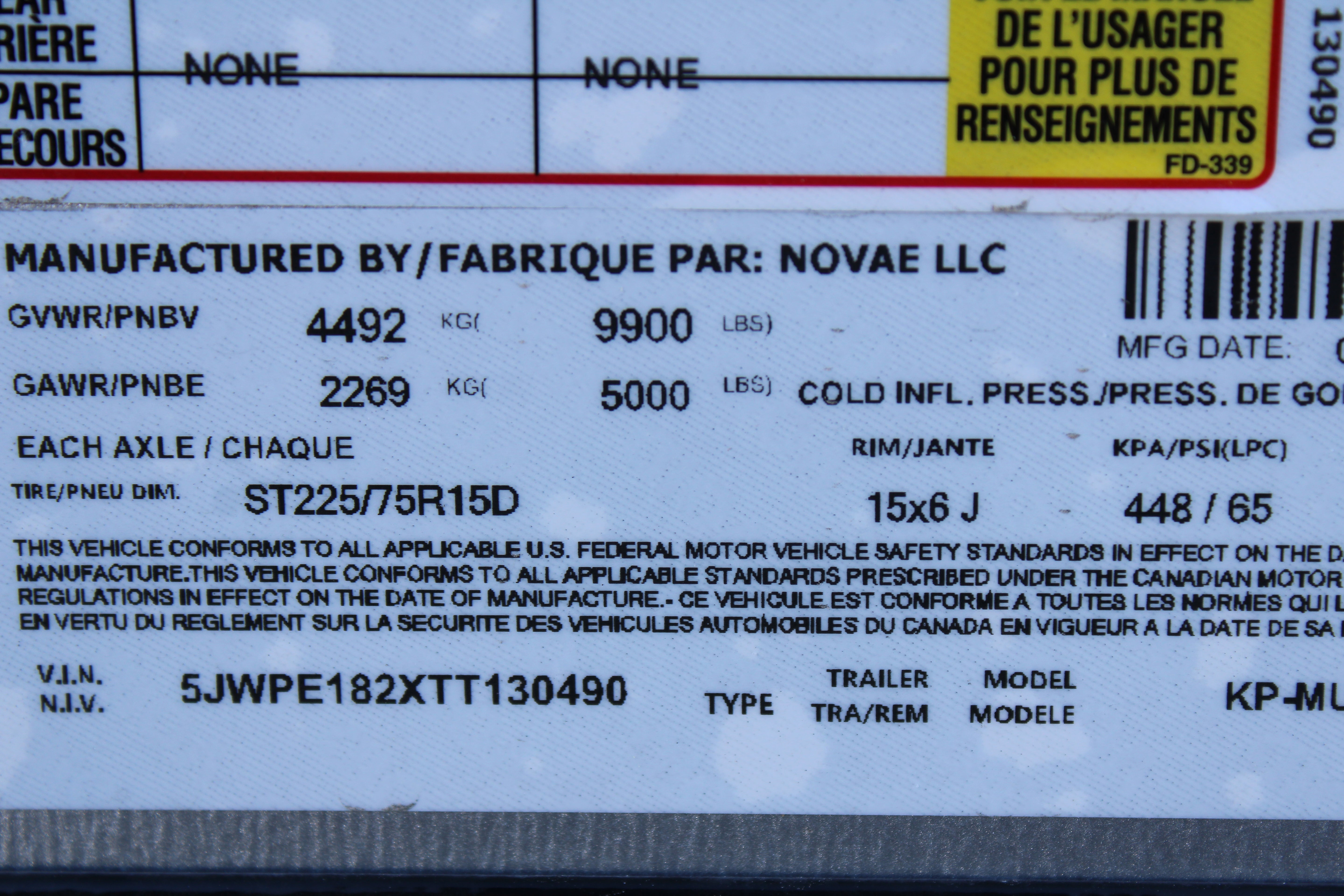 Pace 7.5 x 18 Enclosed Trailer