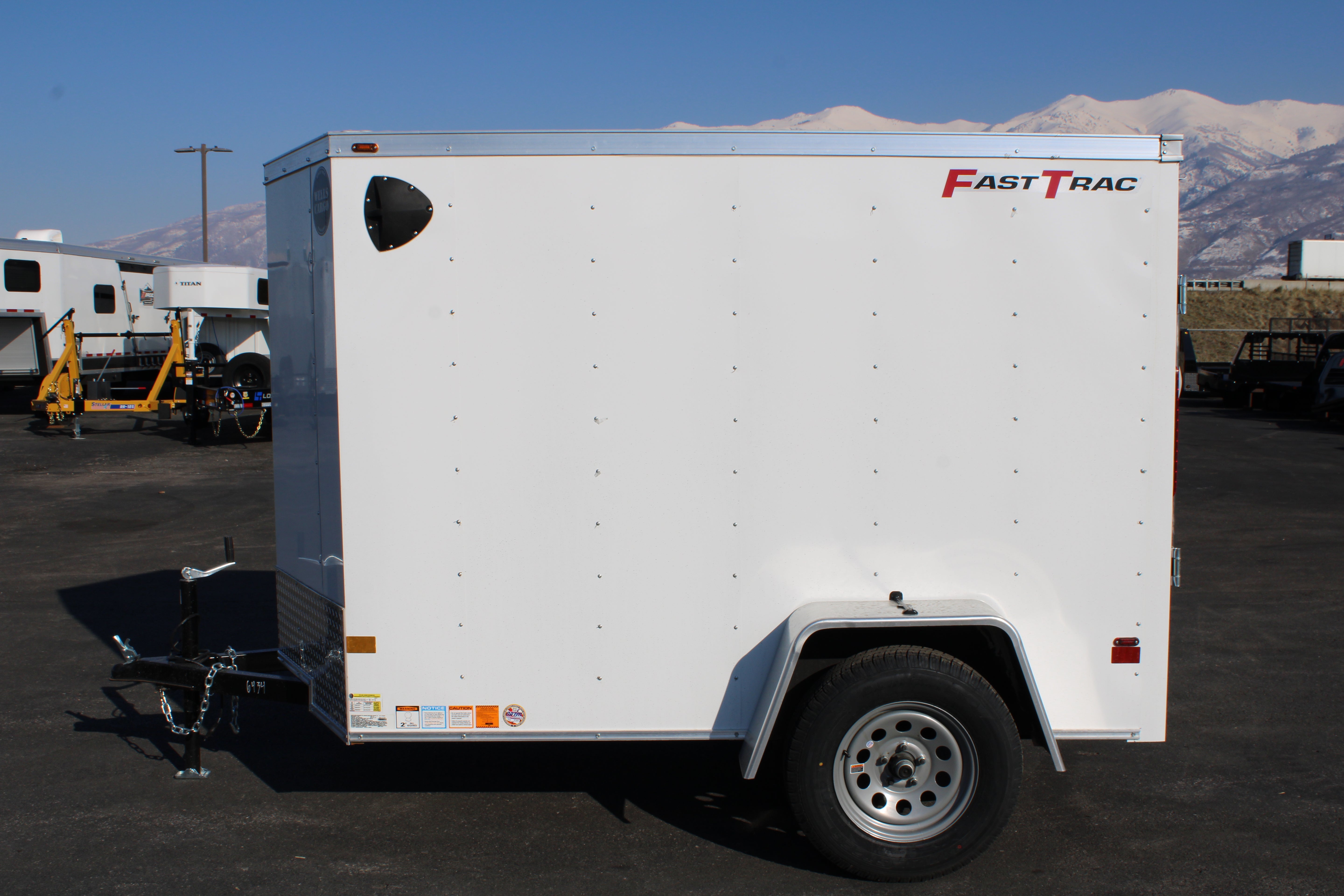 2025 Wells Cargo 5 x 8 Enclosed Trailer