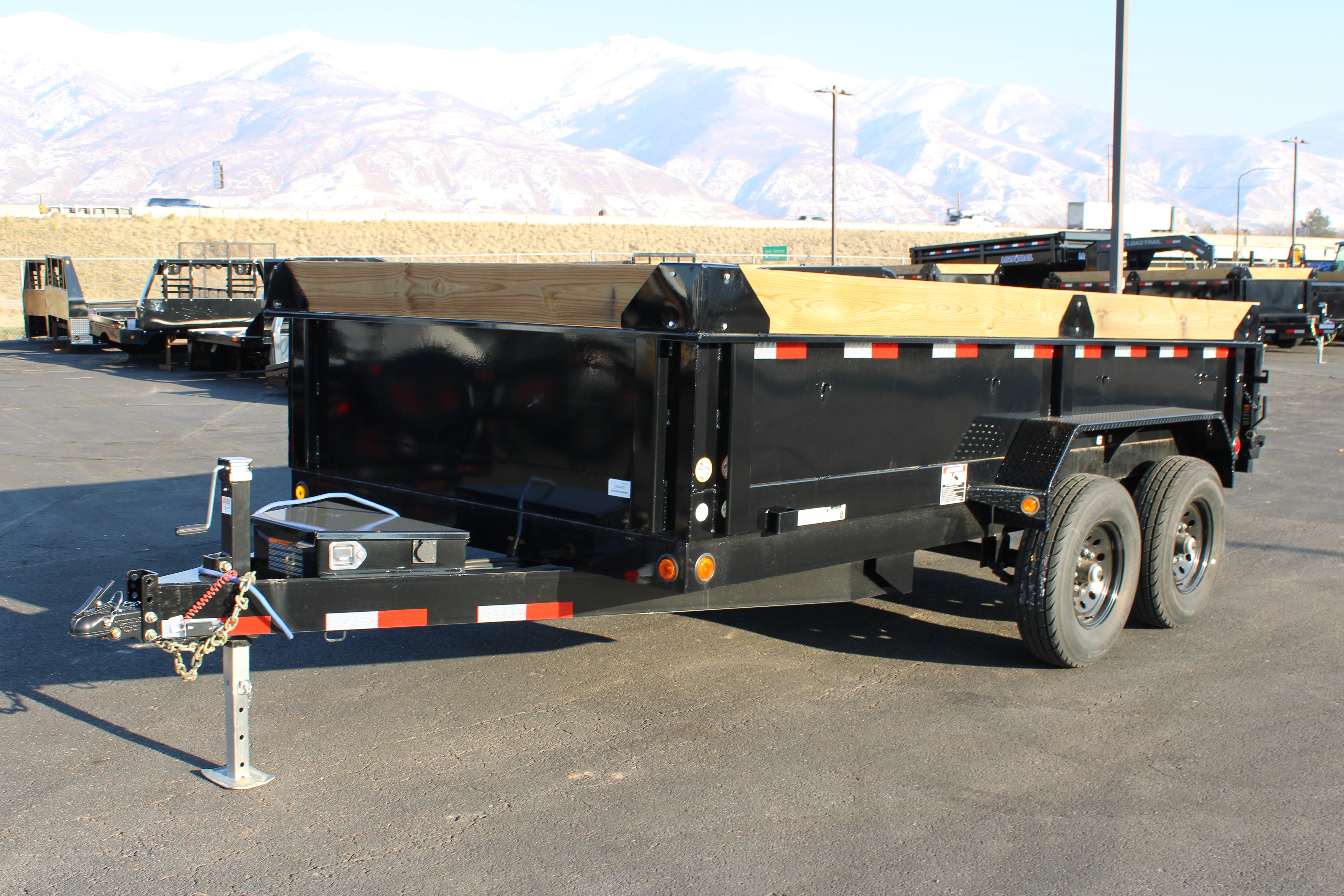 2024 Load Trail 83" x 14' Dump Trailer W/ Wood Extensions