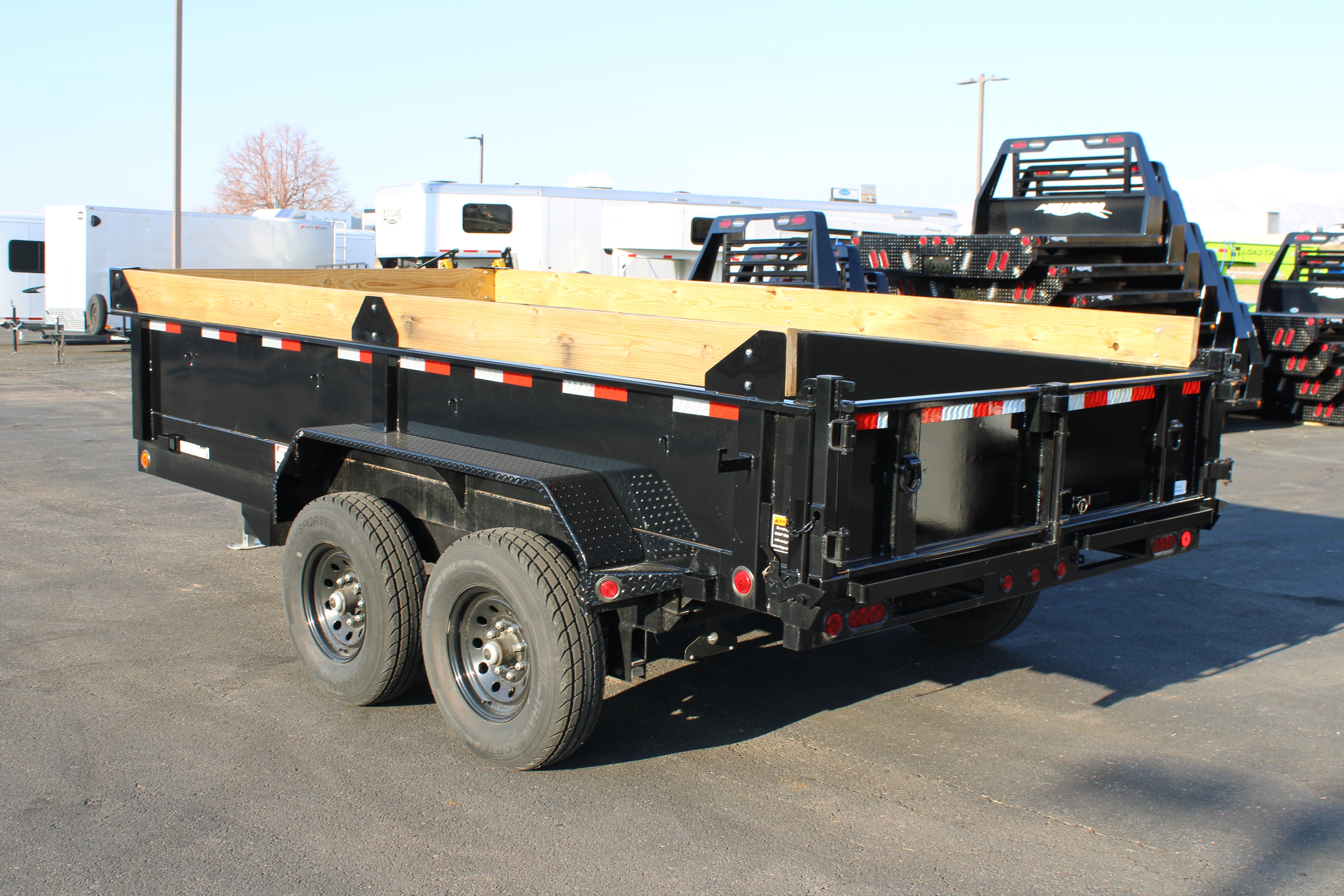 2024 Load Trail 83" x 14' Dump Trailer W/ Wood Extensions