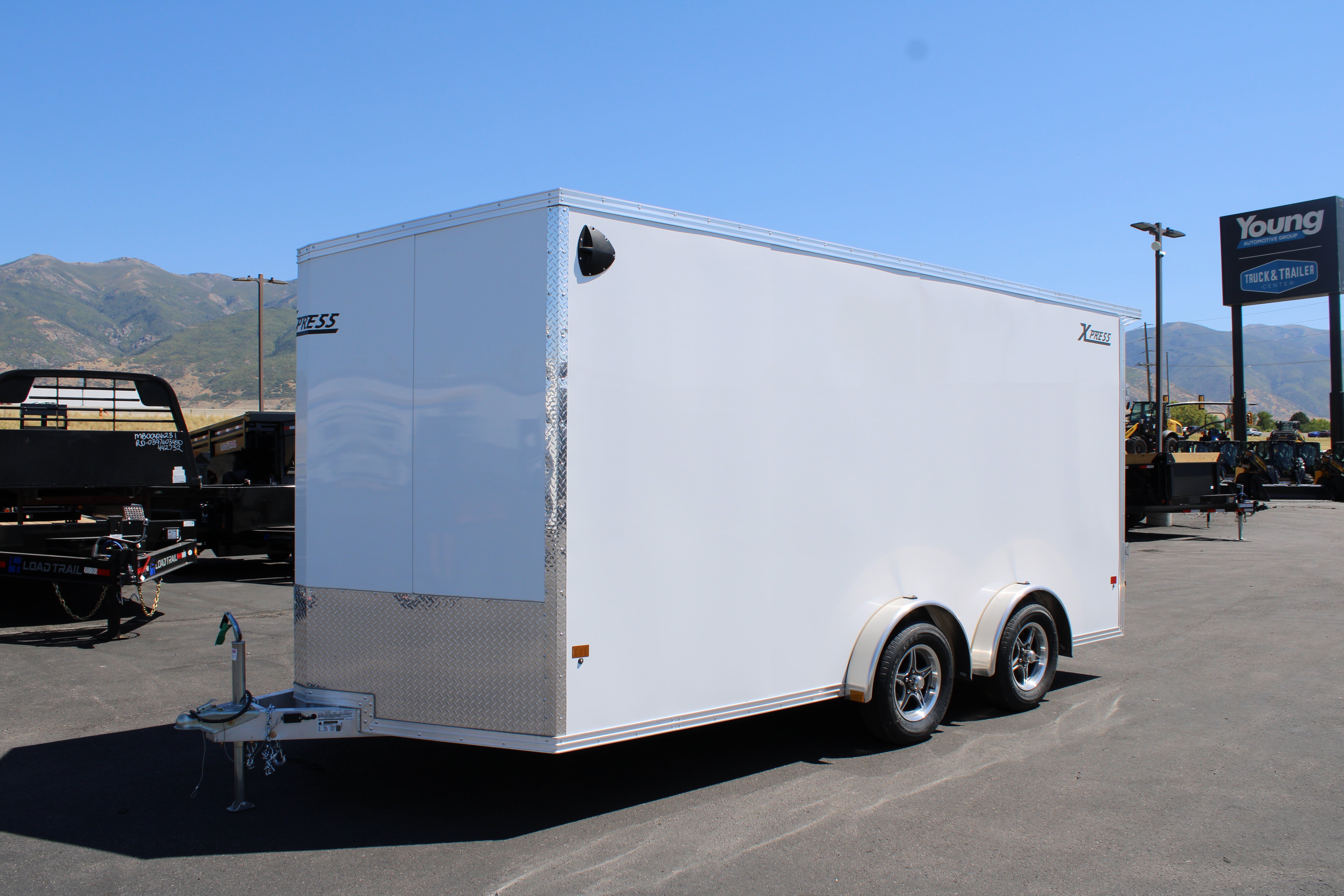 2024 7.5 x 16 Alcom Xpress Enclosed Trailer