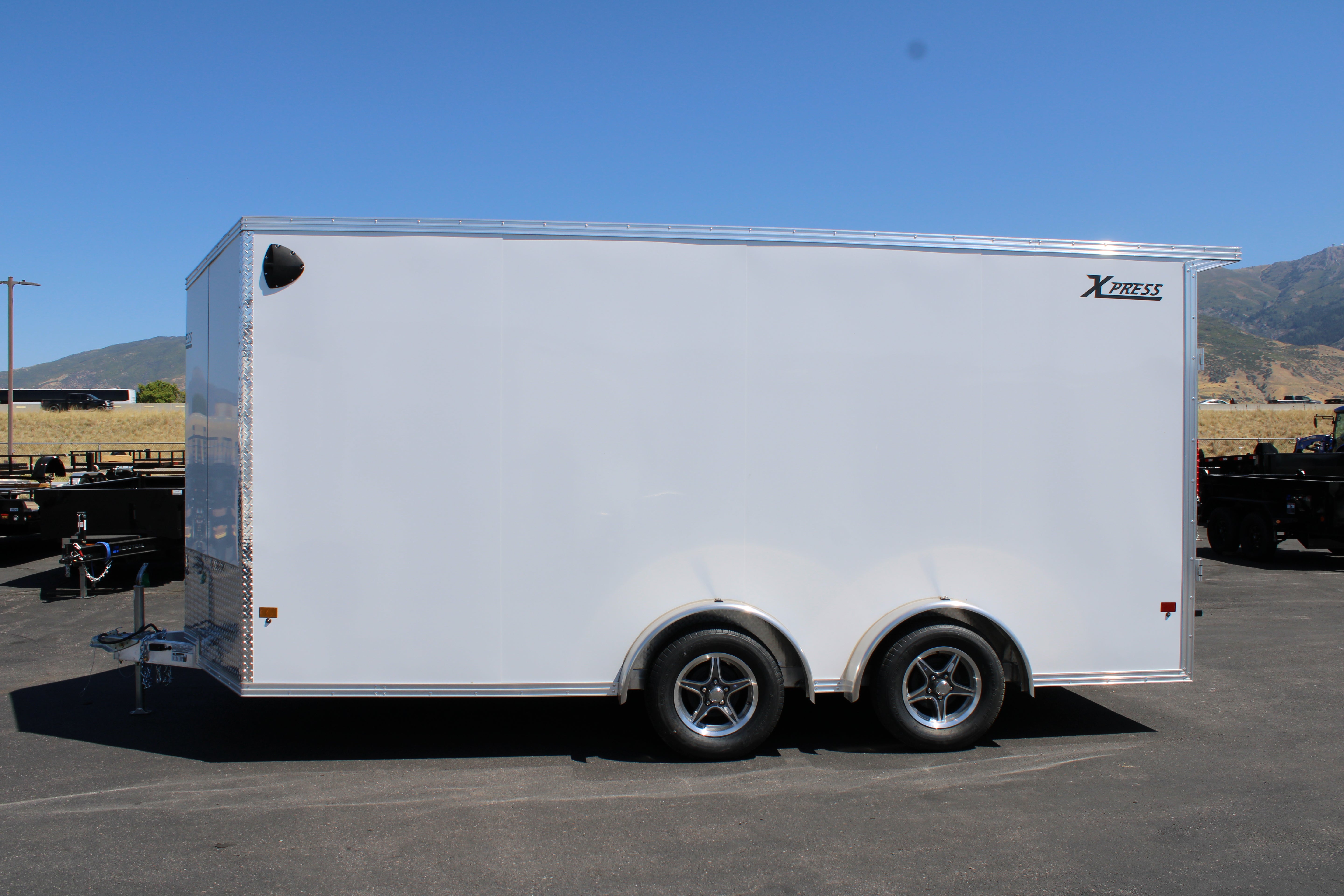 2024 7.5 x 16 Alcom Xpress Enclosed Trailer