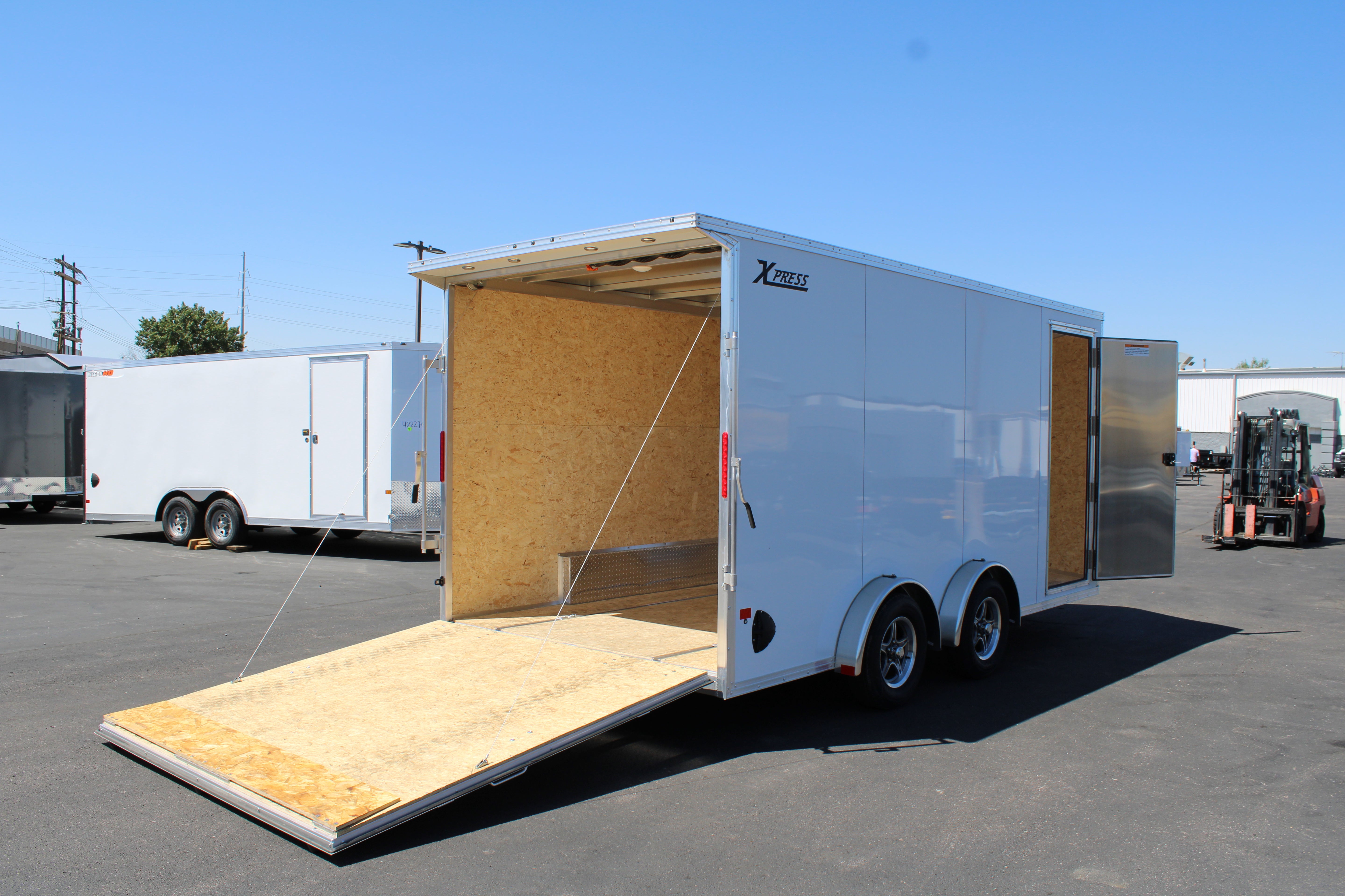 2024 7.5 x 16 Alcom Xpress Enclosed Trailer