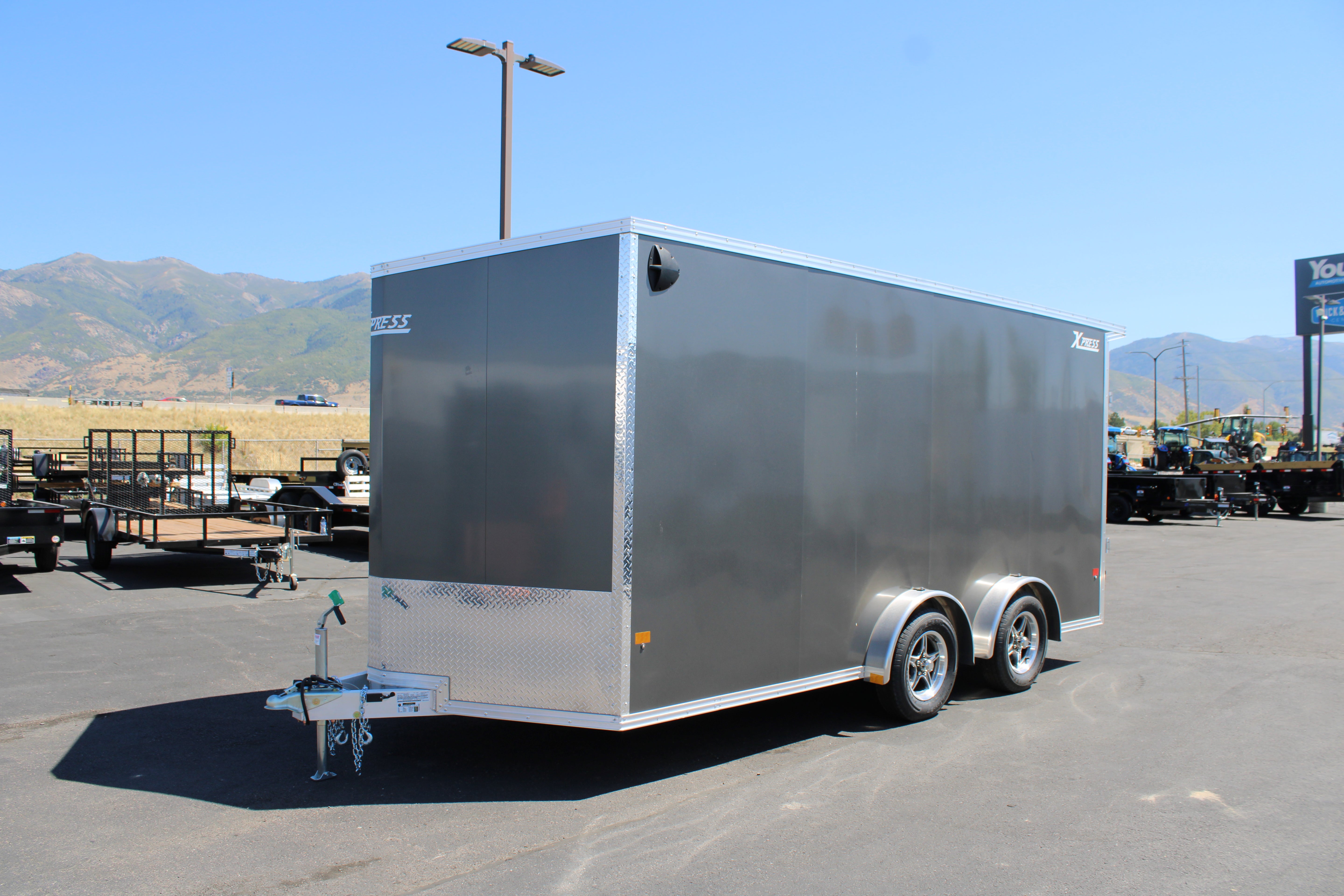 2024 Alcom Xpress 7.5 x 16 Enclosed Trailer