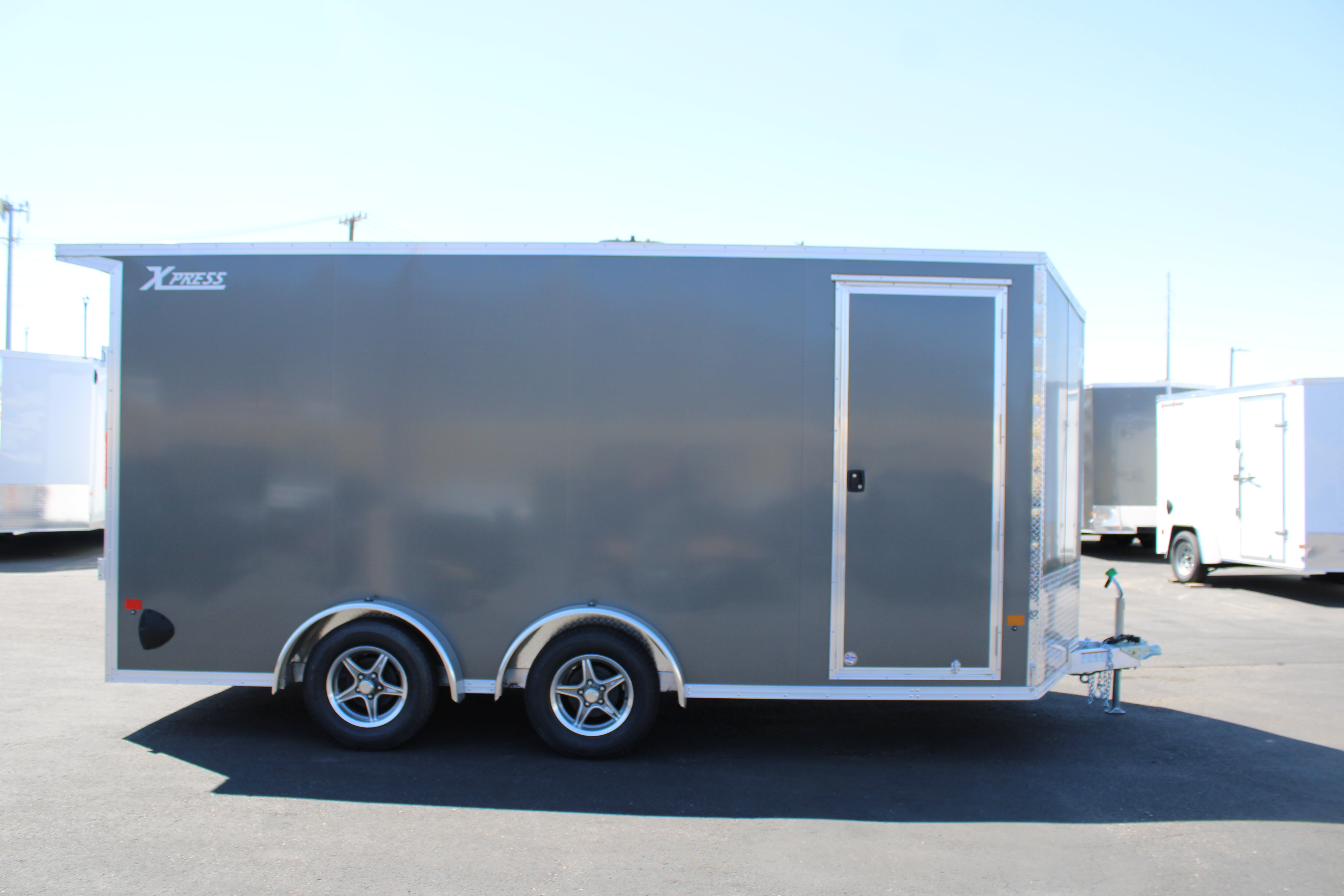 2024 Alcom Xpress 7.5 x 16 Enclosed Trailer