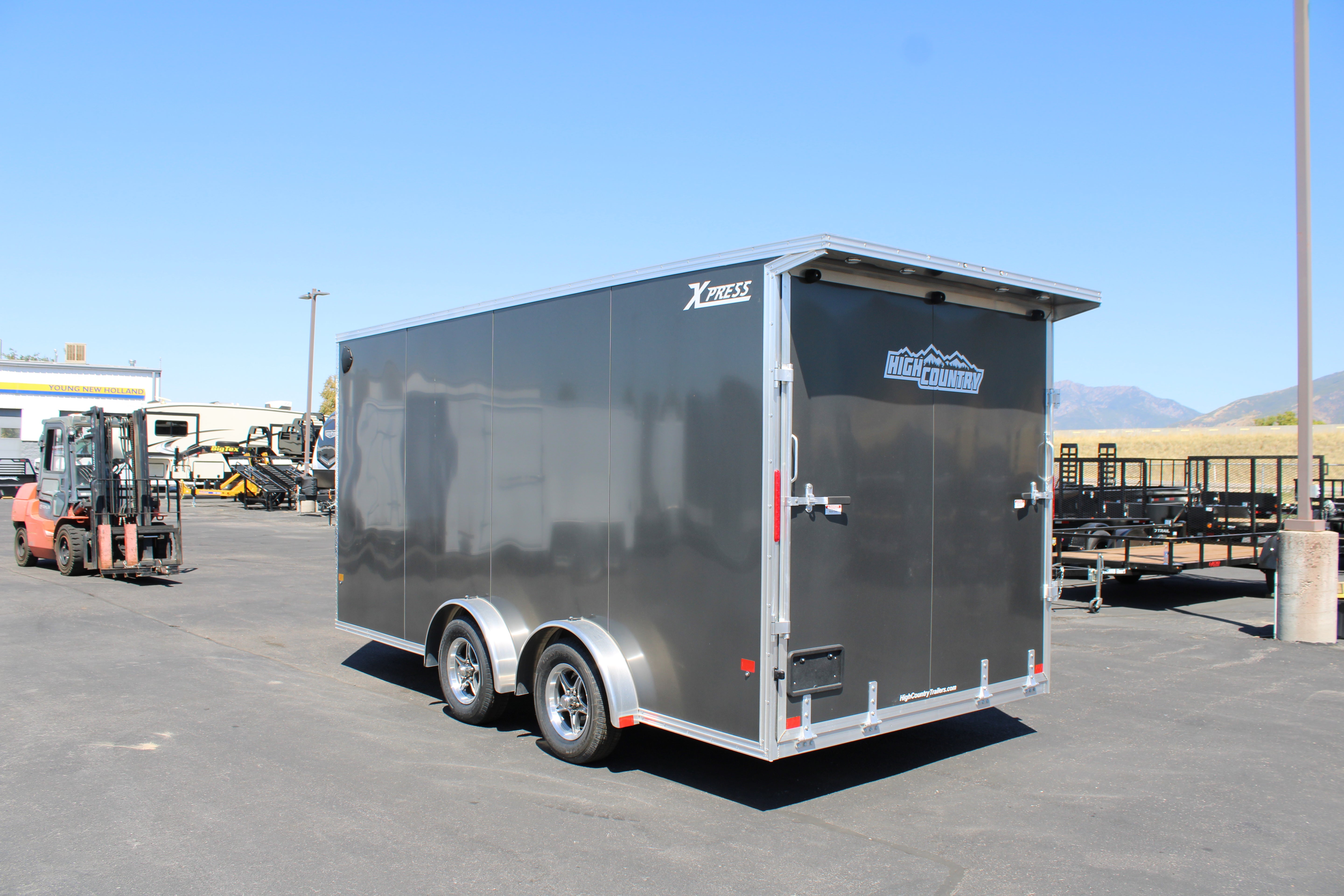 2024 Alcom Xpress 7.5 x 16 Enclosed Trailer