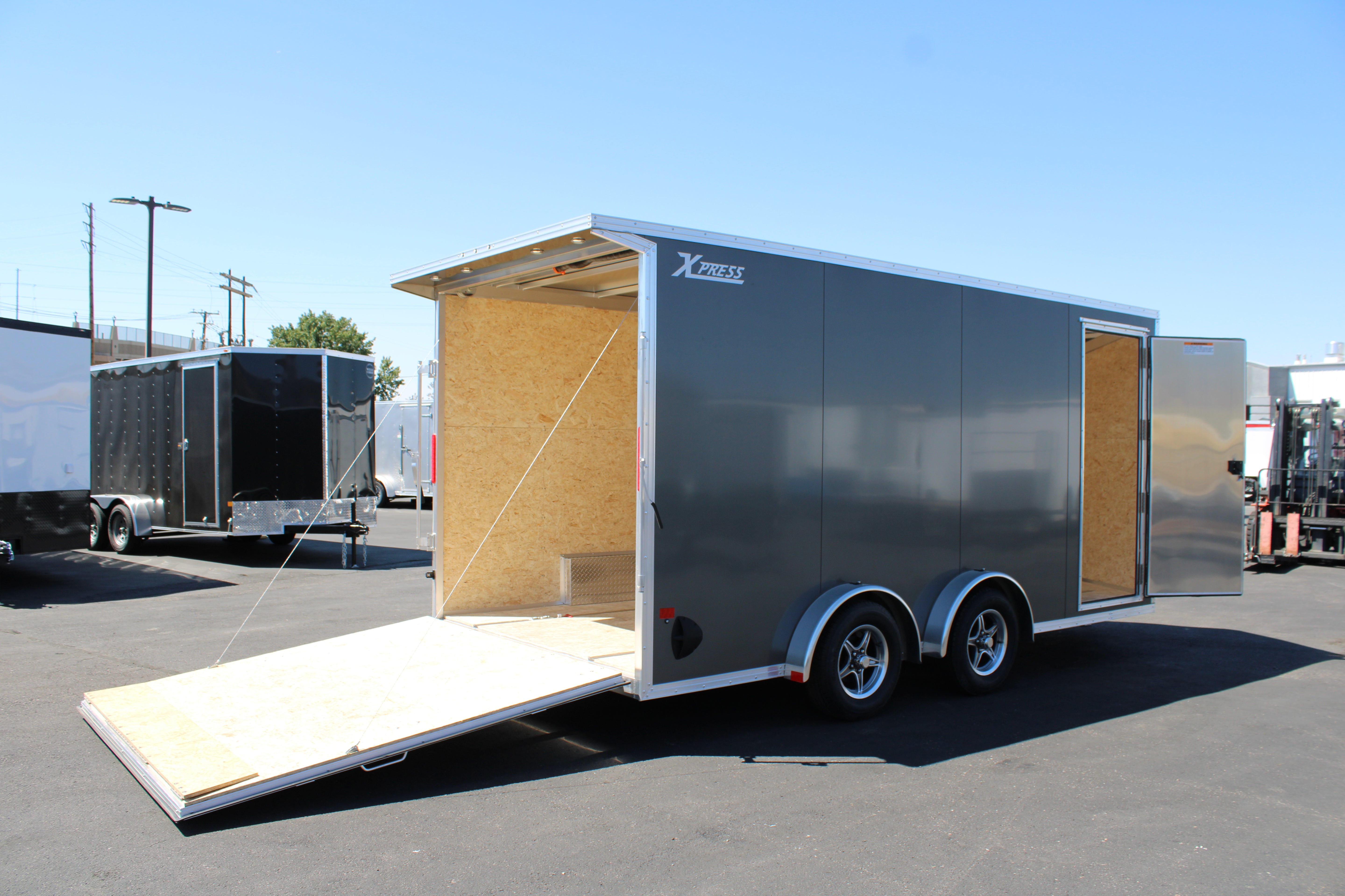 2024 Alcom Xpress 7.5 x 16 Enclosed Trailer