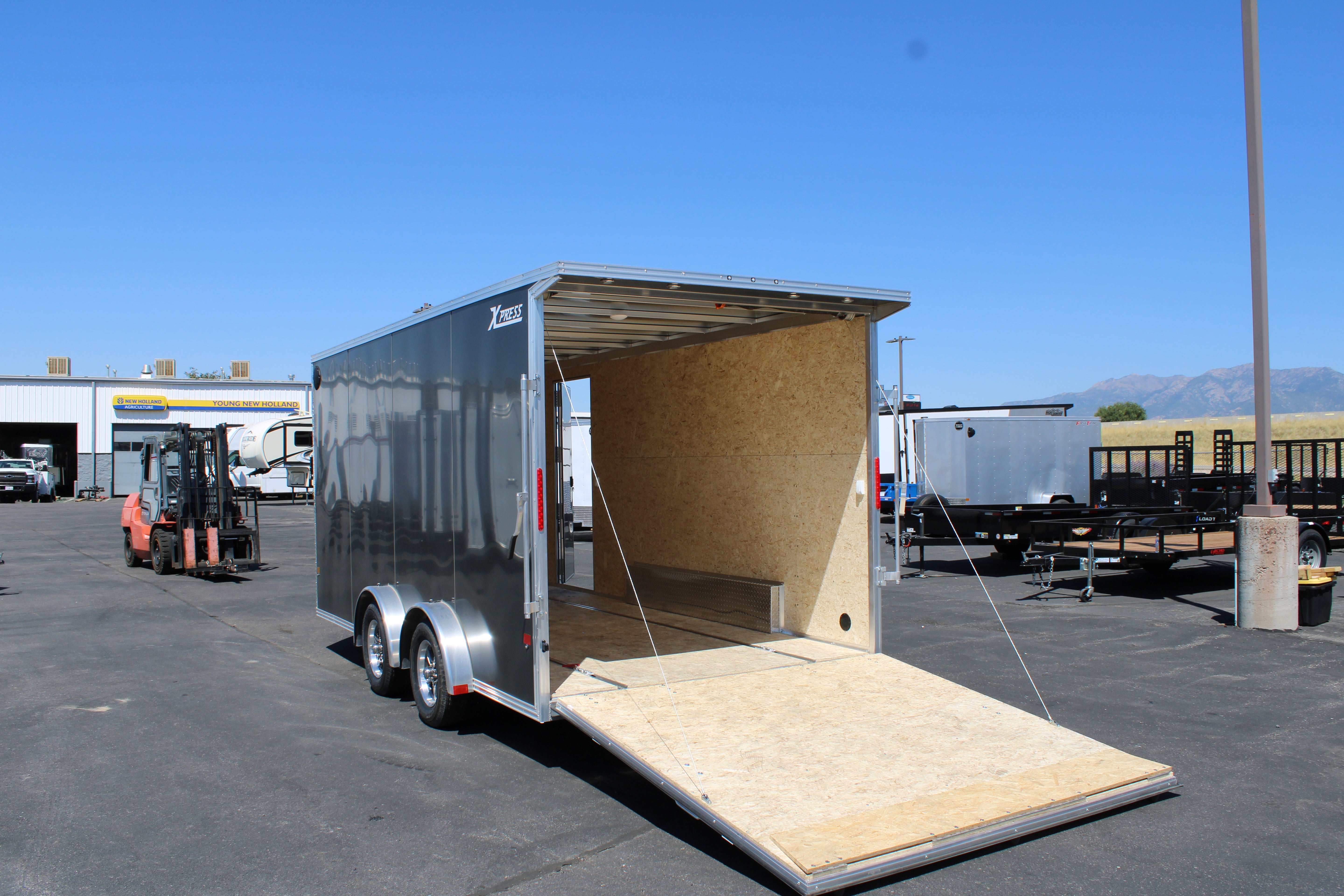 2024 Alcom Xpress 7.5 x 16 Enclosed Trailer