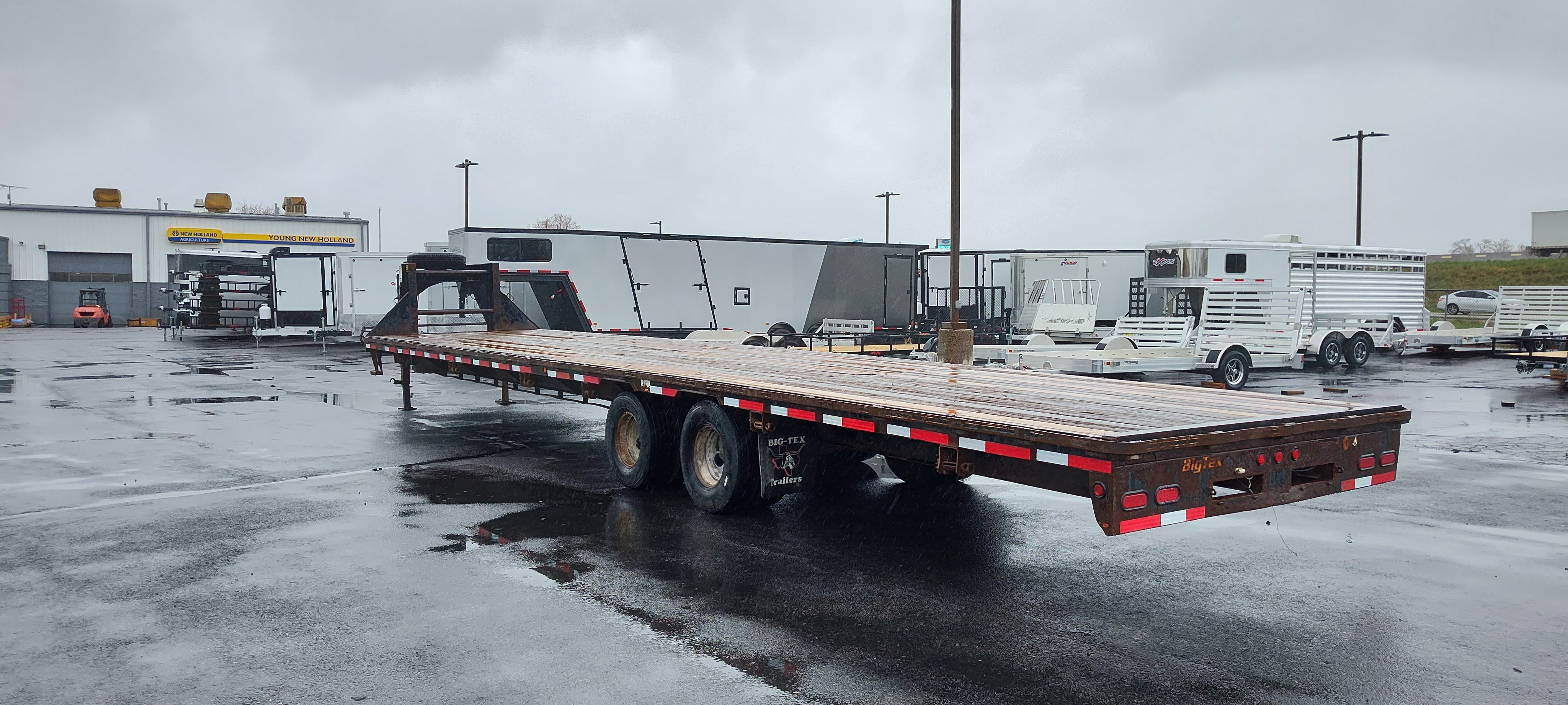 Used Big Tex 40'  Flatbed Trailer