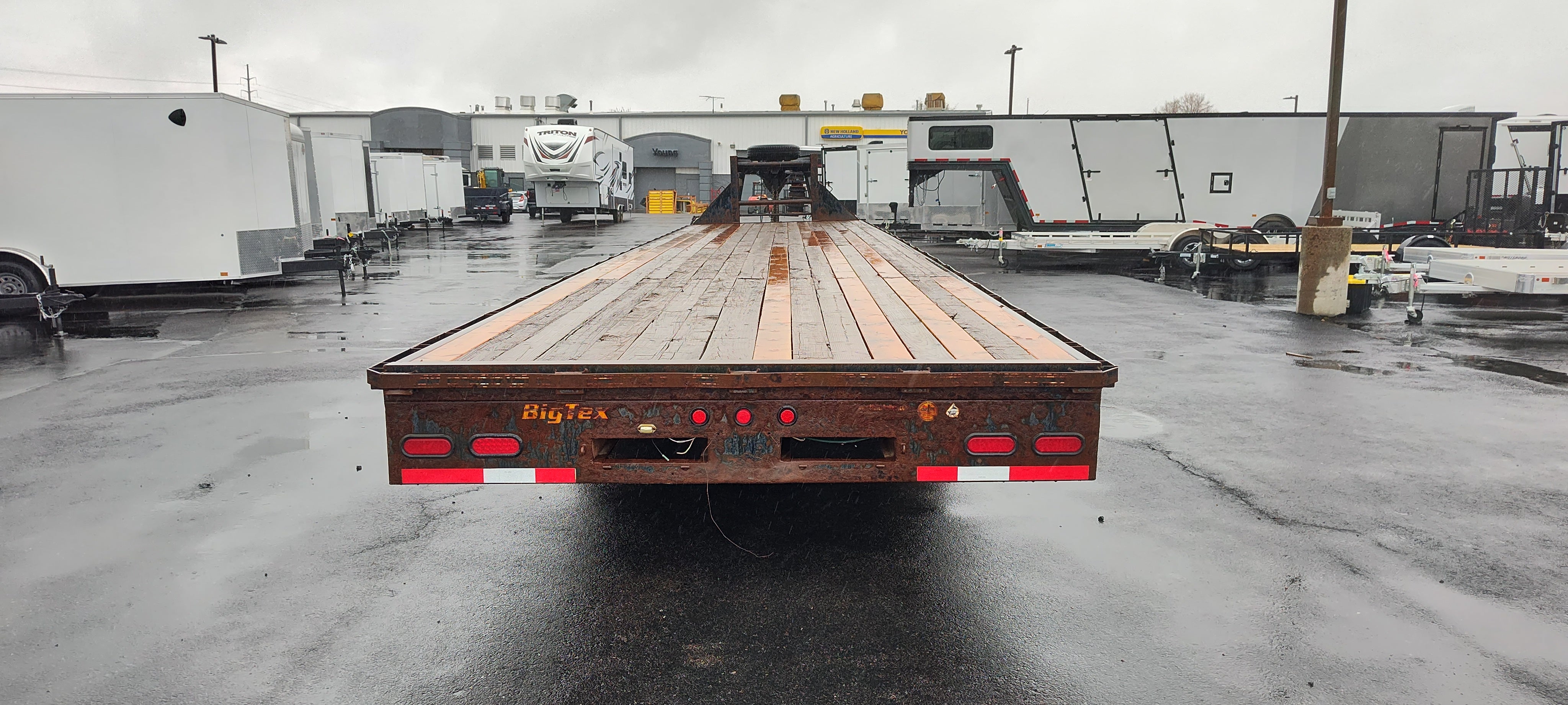 Used Big Tex 40'  Flatbed Trailer