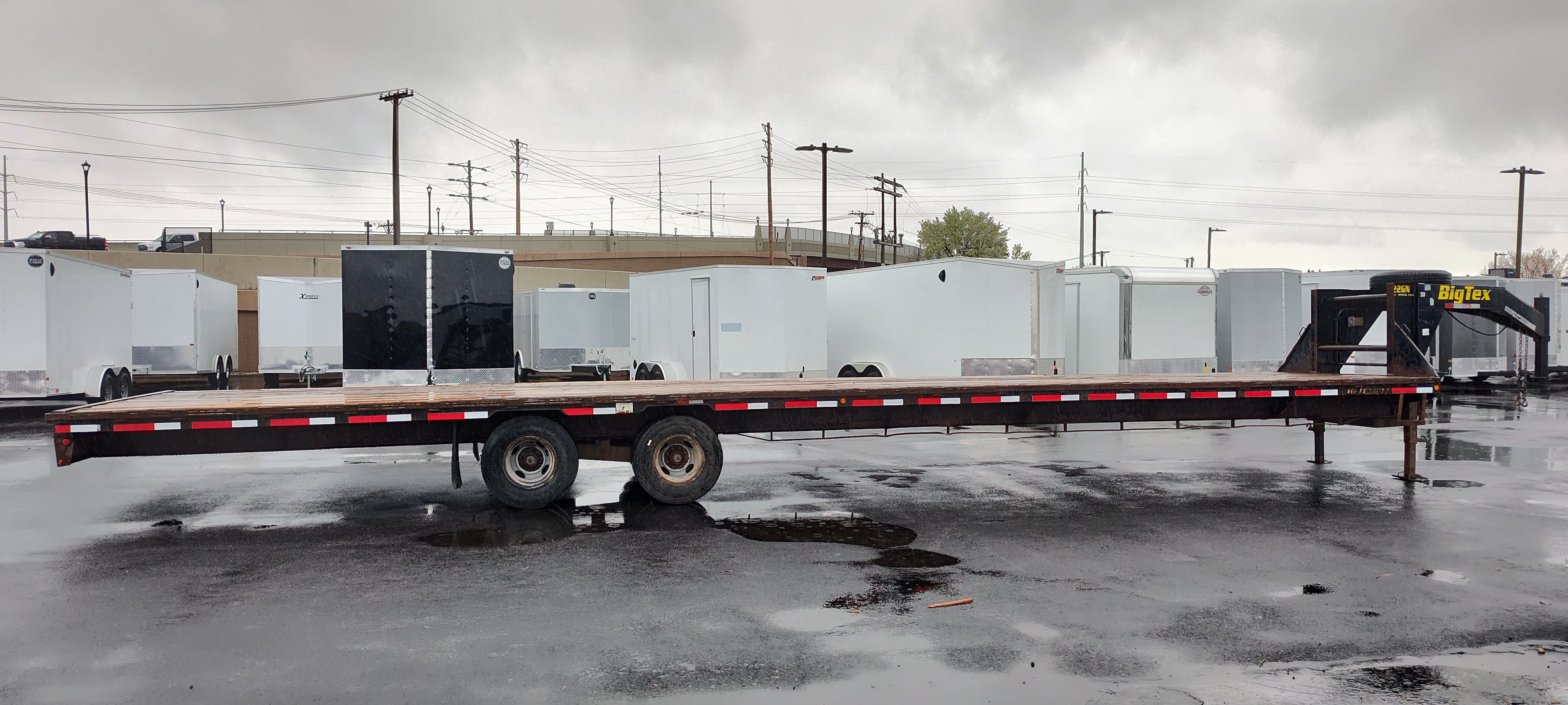 Used Big Tex 40'  Flatbed Trailer