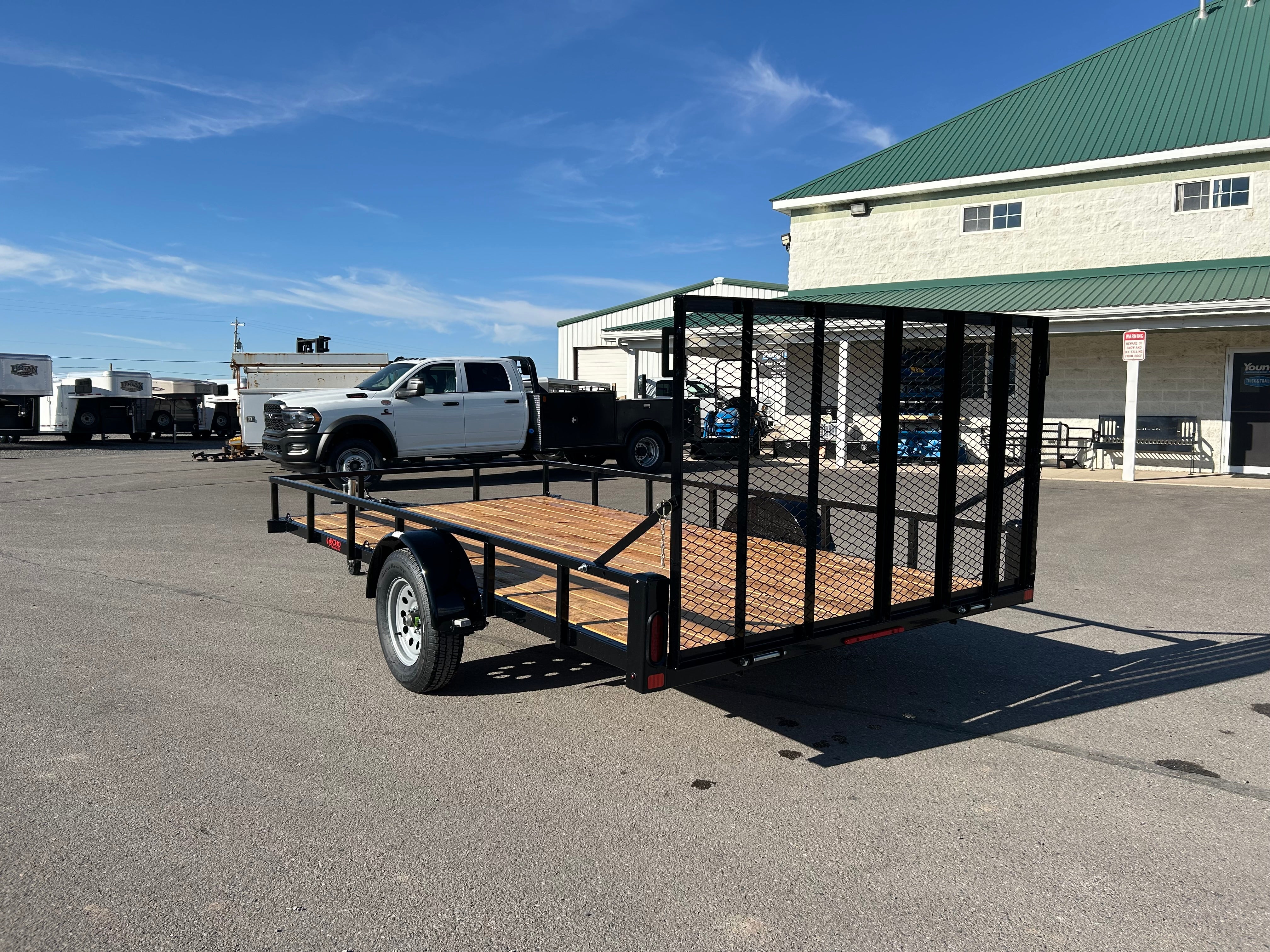 2025 Echo 7X14 Single Axle Utility Trailer