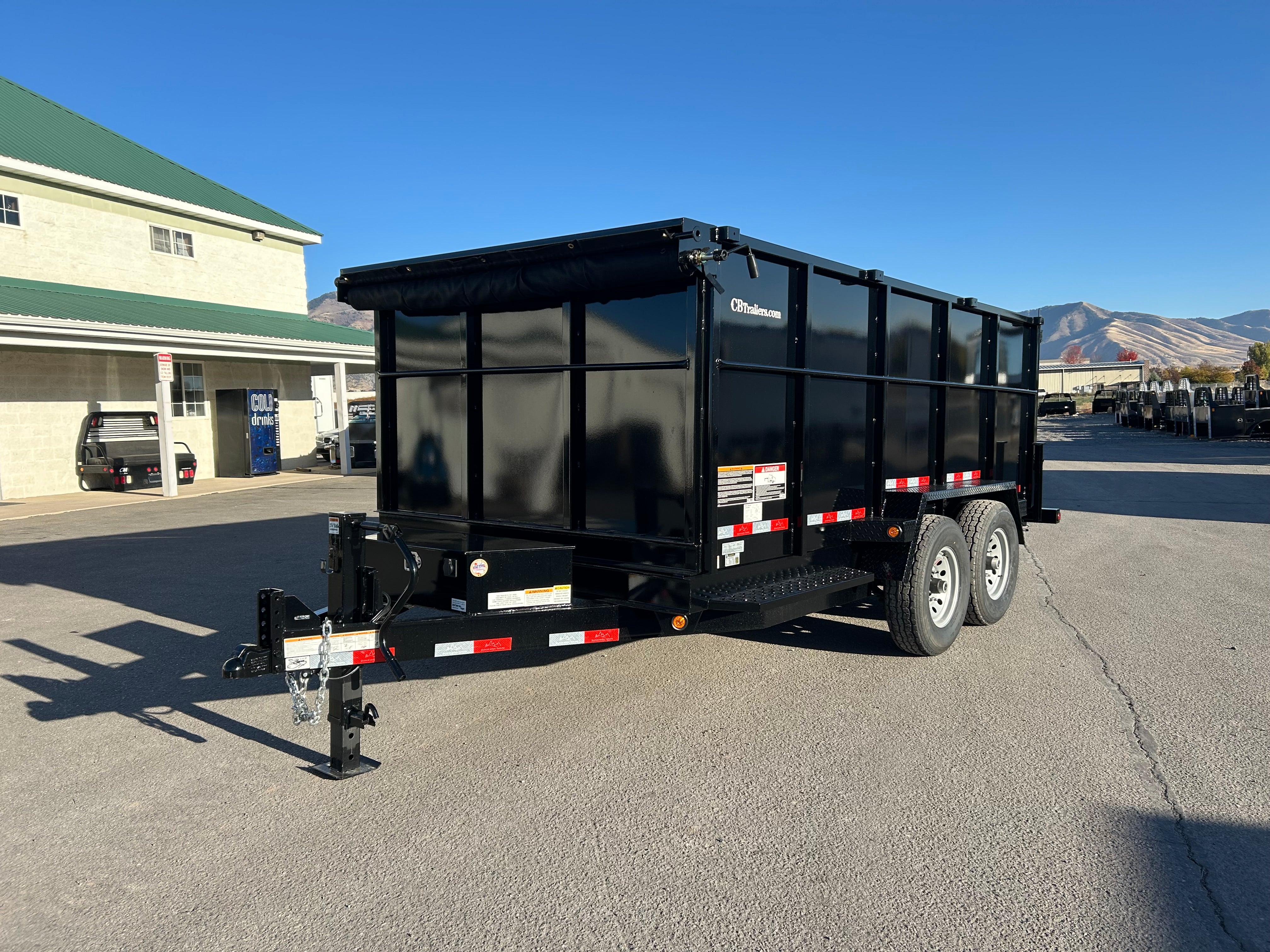 2025 C&B 7X14 Dump Trailer 14K