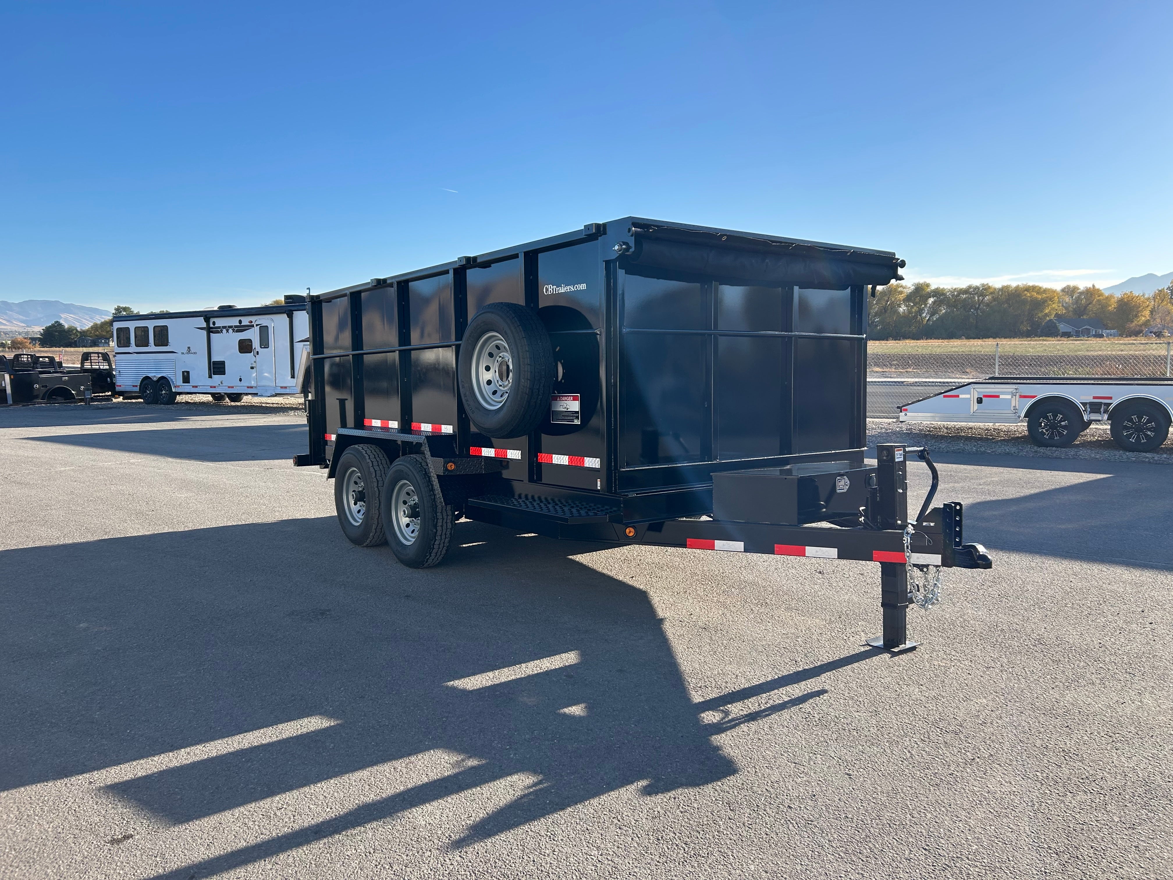 2025 C&B 7X14 Dump Trailer 14K