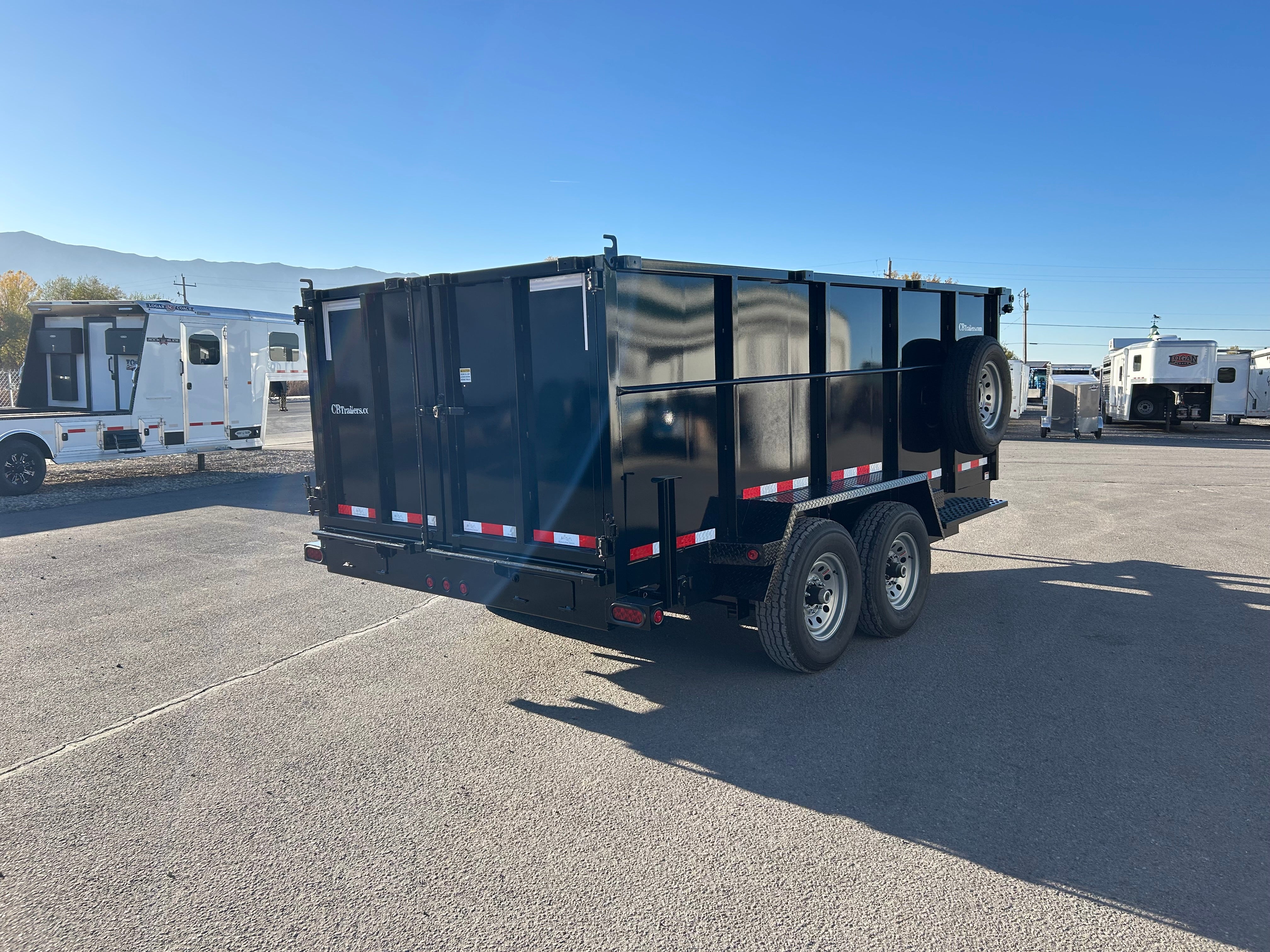 2025 C&B 7X14 Dump Trailer 14K