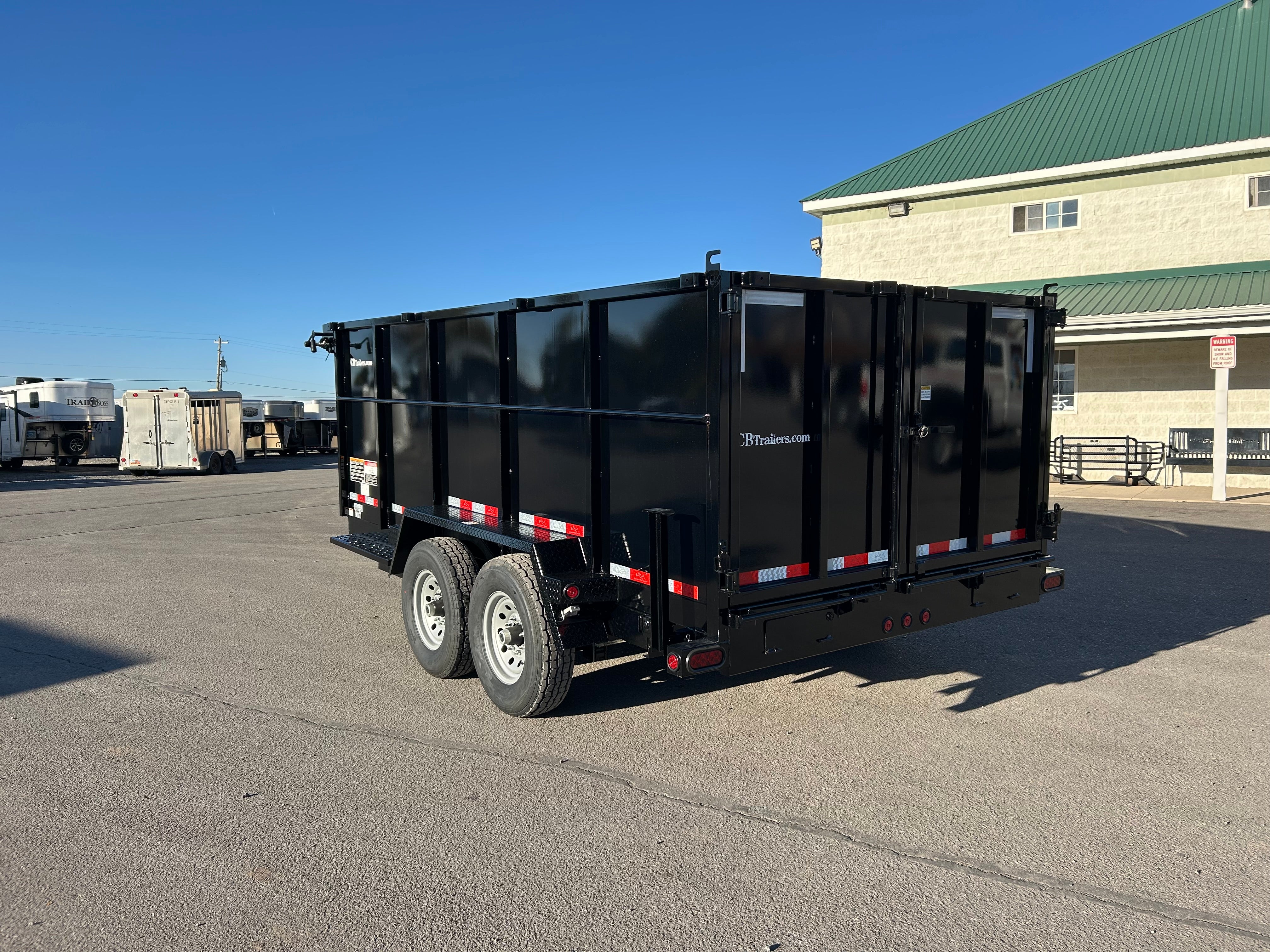 2025 C&B 7X14 Dump Trailer 14K