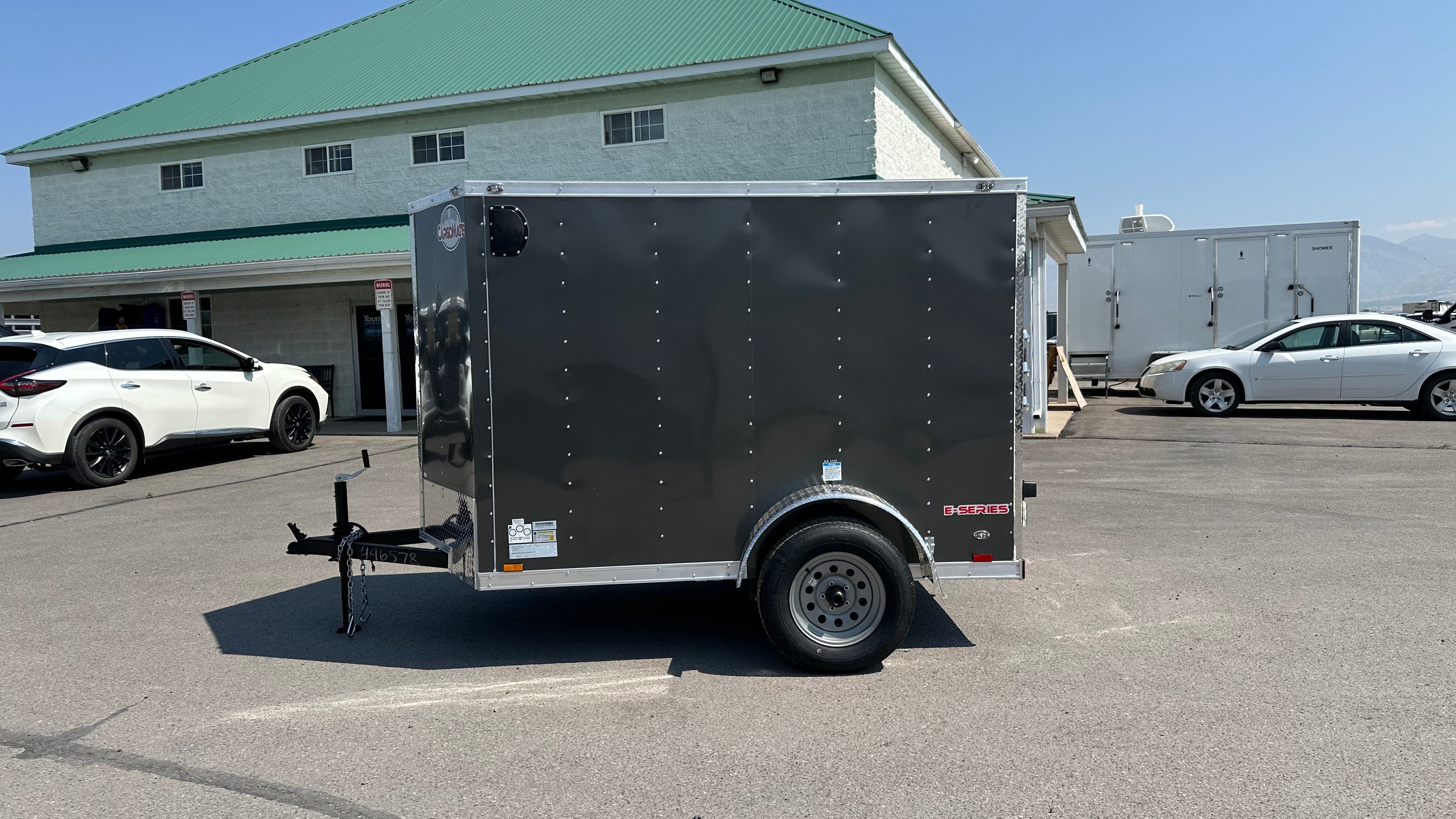 2025 Cargo Mate 5X8 with Side Door and Barn Doors