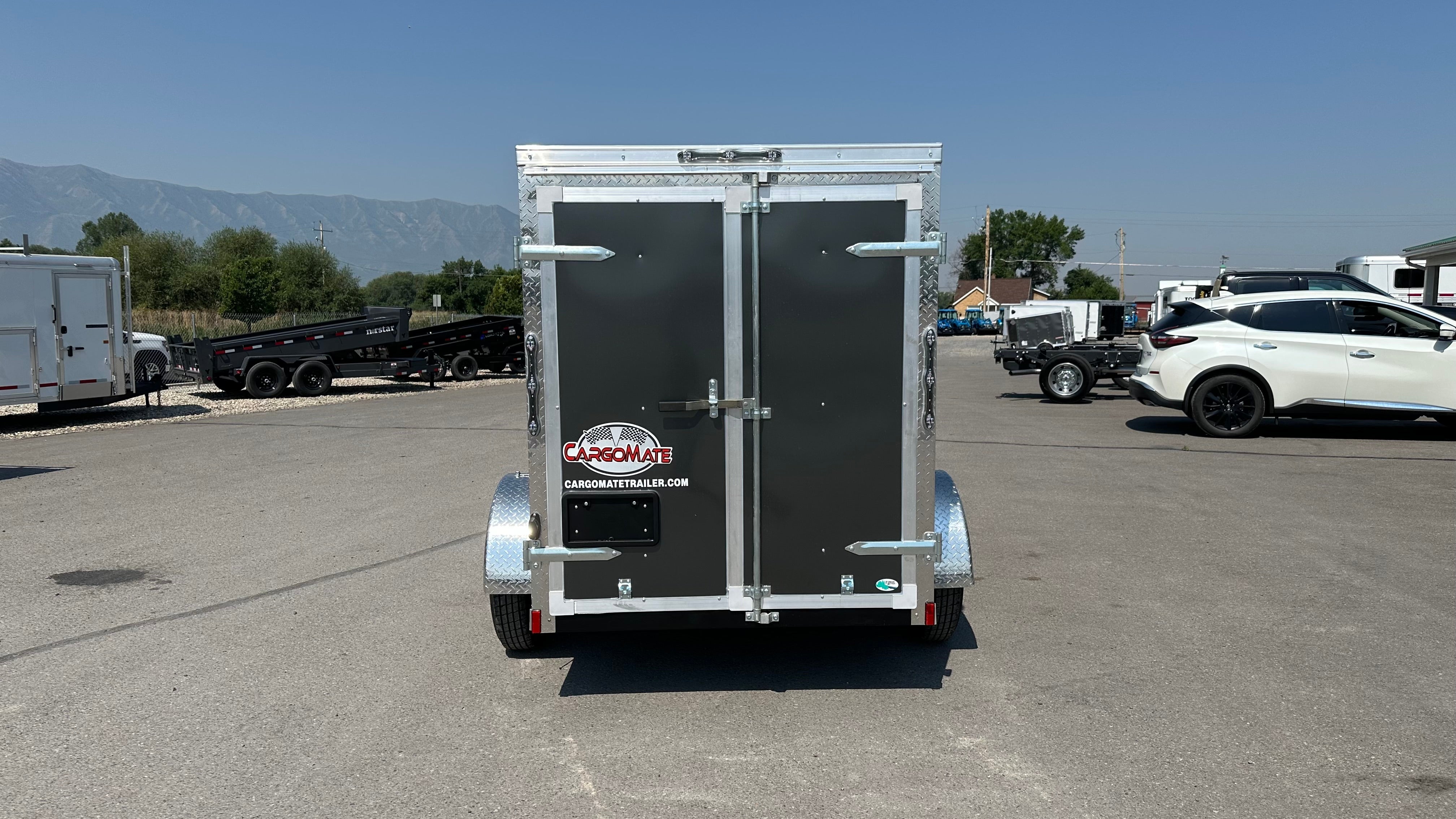 2025 Cargo Mate 5X8 with Side Door and Barn Doors