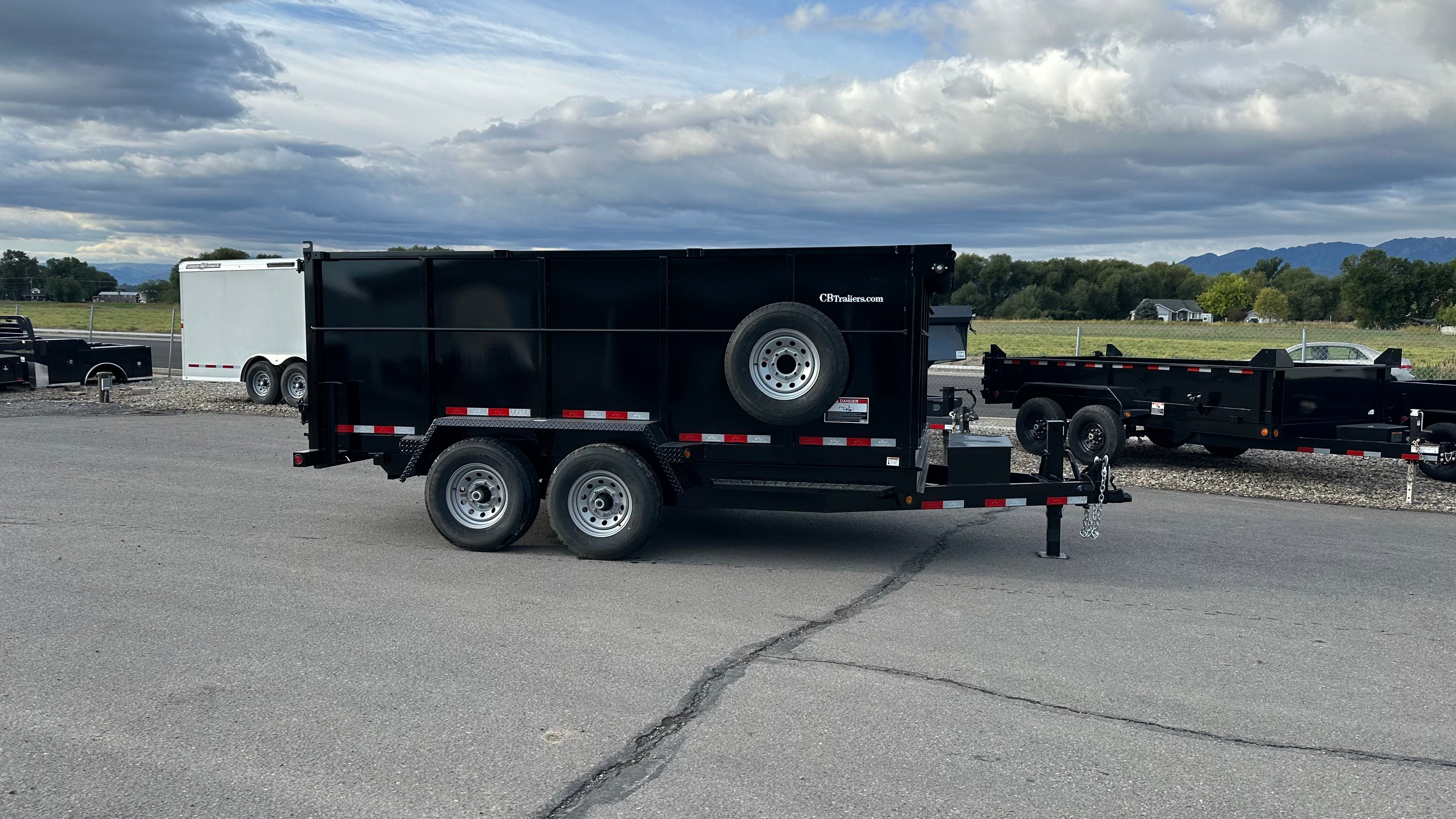 2025 C&B 7X14 Dump Trailer 14K