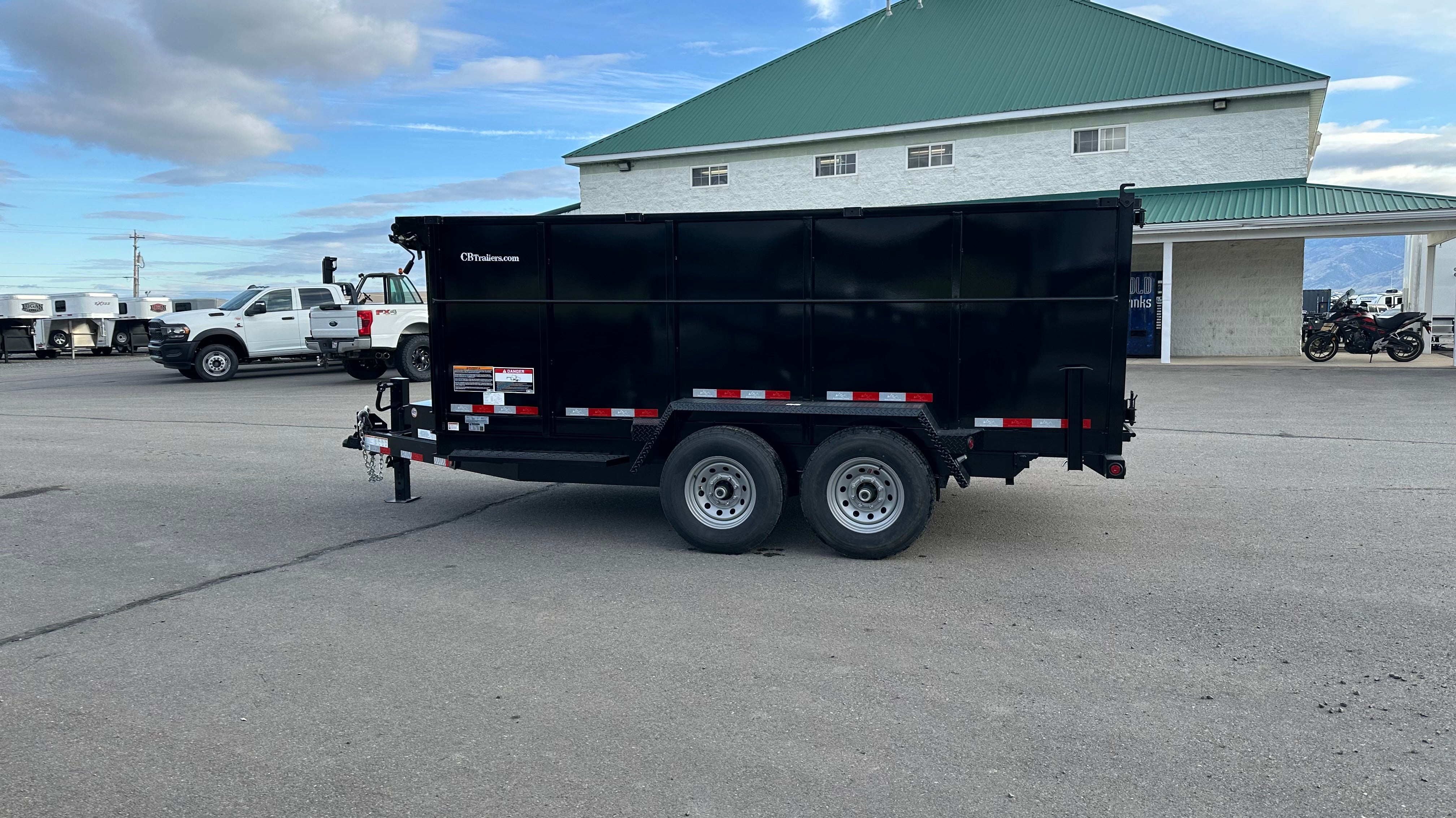 2025 C&B 7X14 Dump Trailer 14K