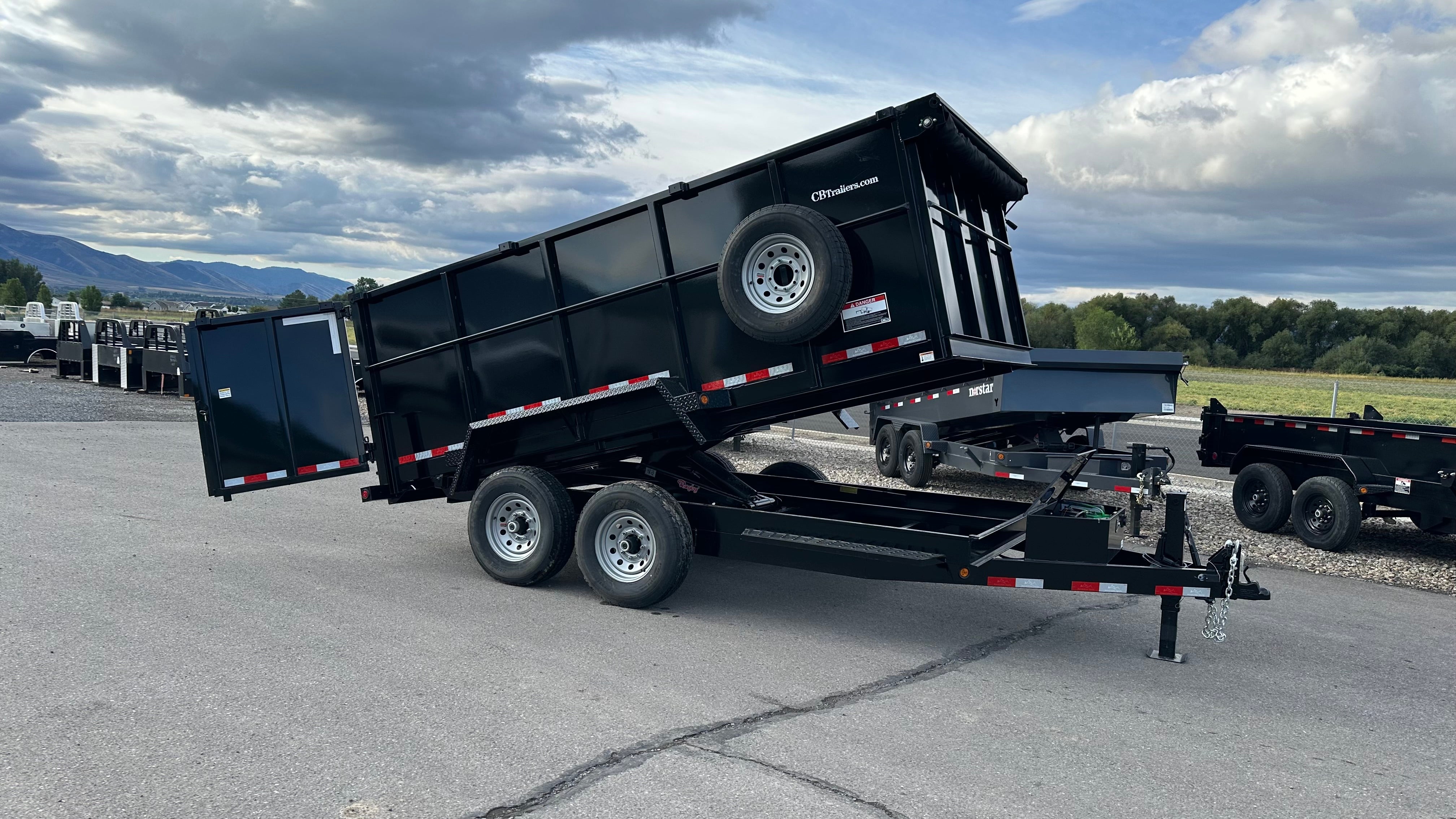 2025 C&B 7X14 Dump Trailer 14K