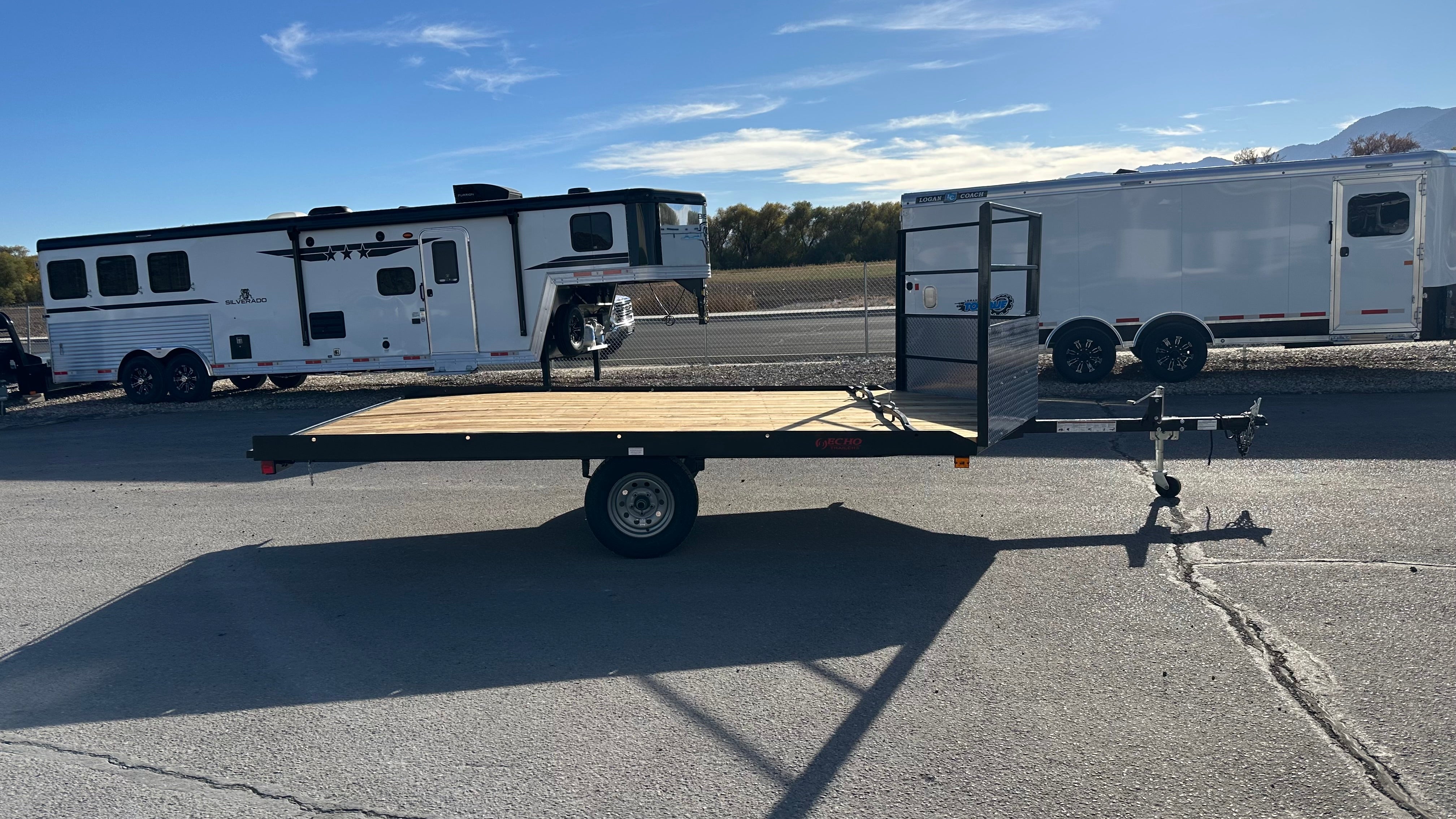 2025 Echo 2-Place open Sled Trailer