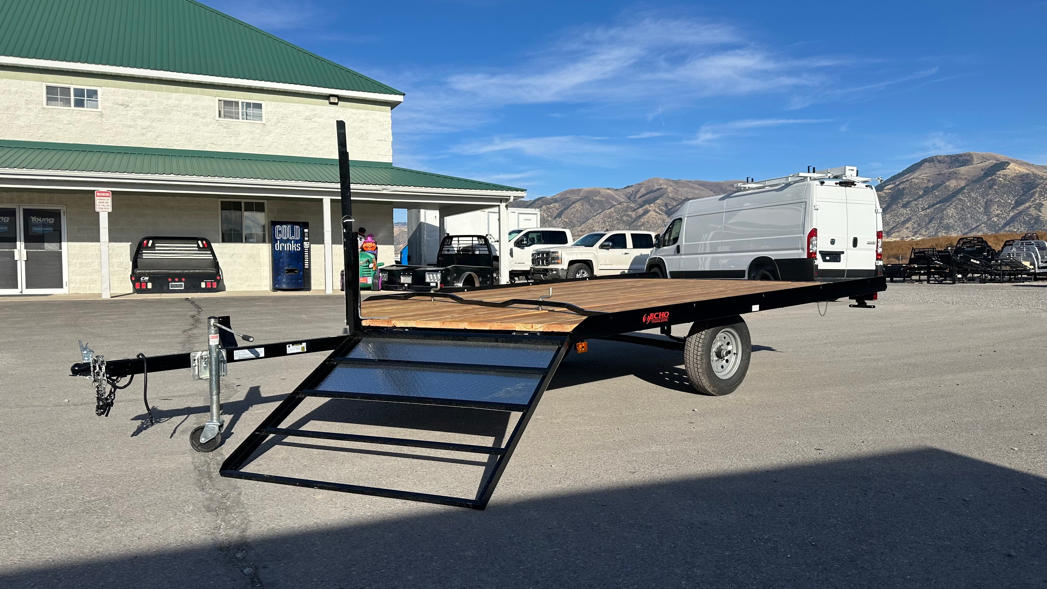 2025 Echo 2-Place open Sled Trailer