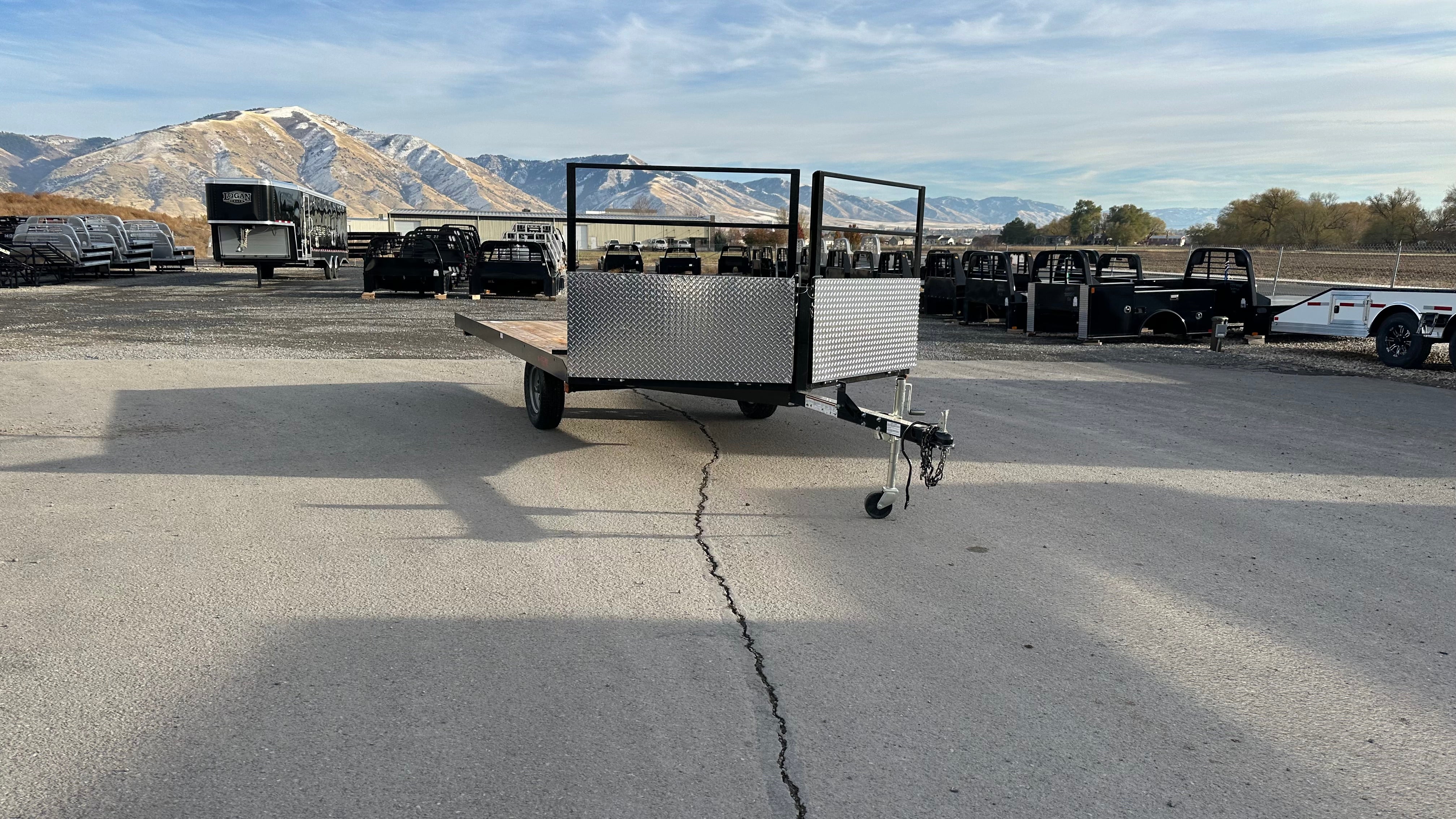 2025 Echo 2-Place open Sled Trailer