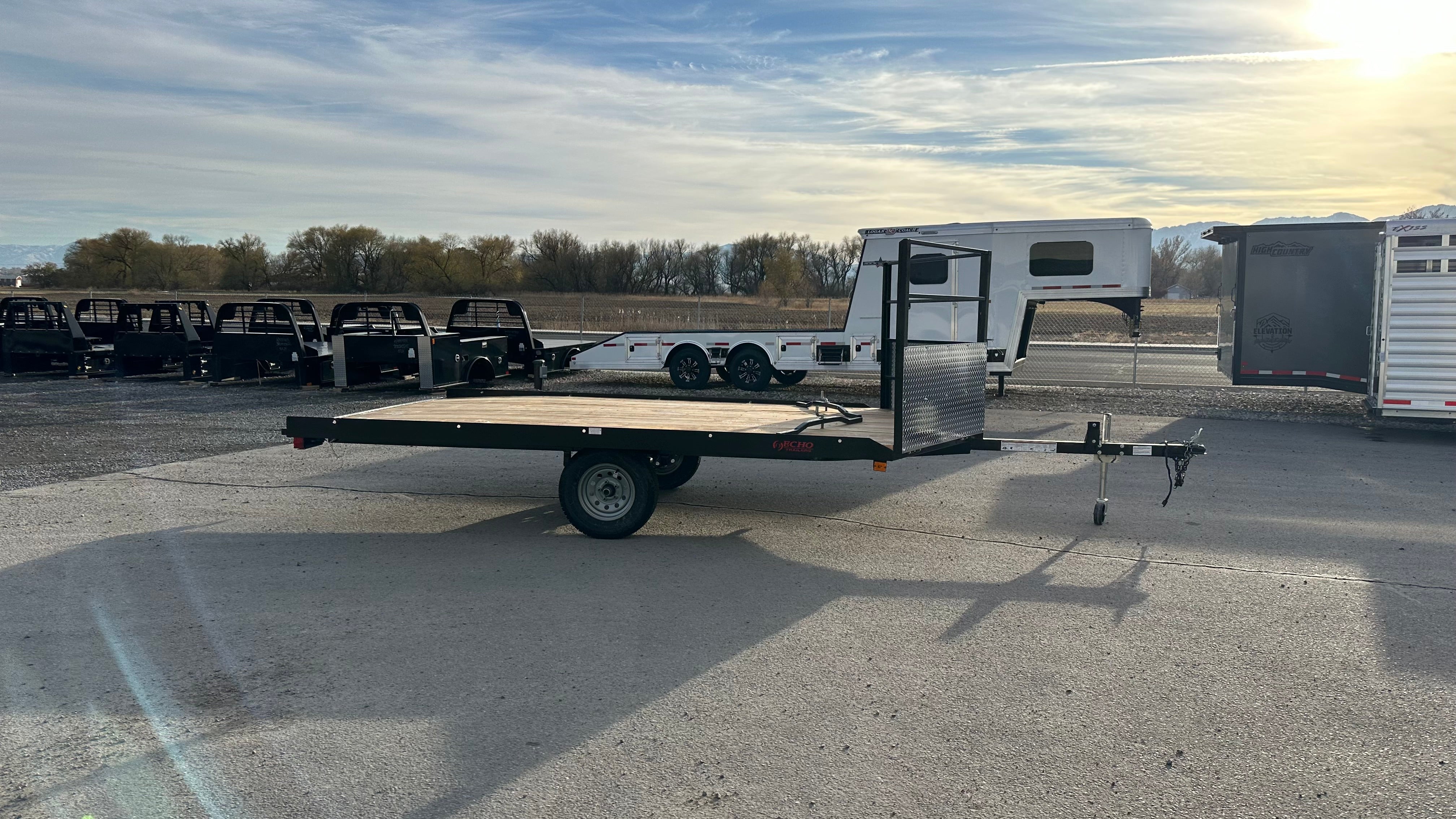 2025 Echo 2-Place open Sled Trailer