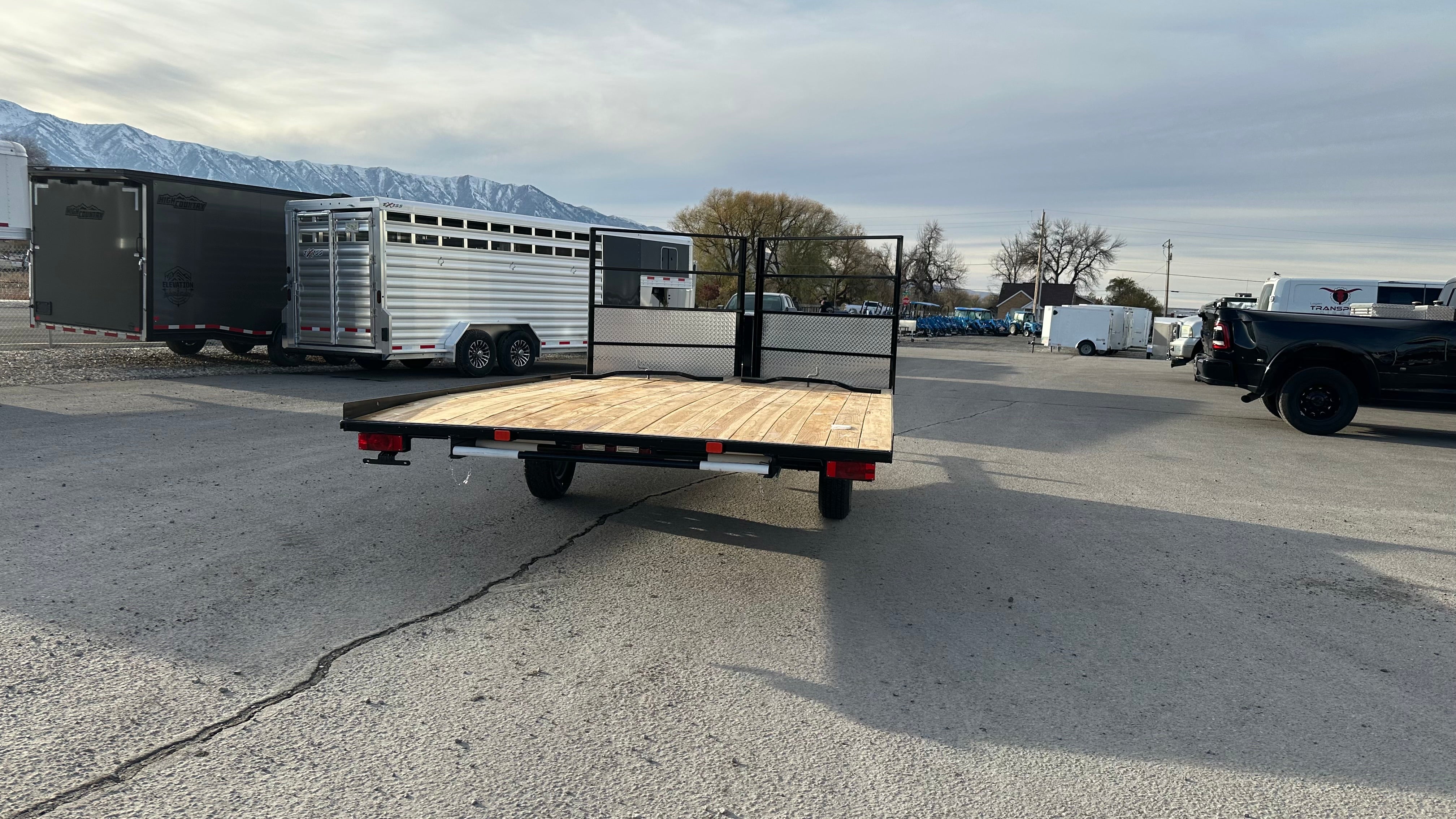 2025 Echo 2-Place open Sled Trailer