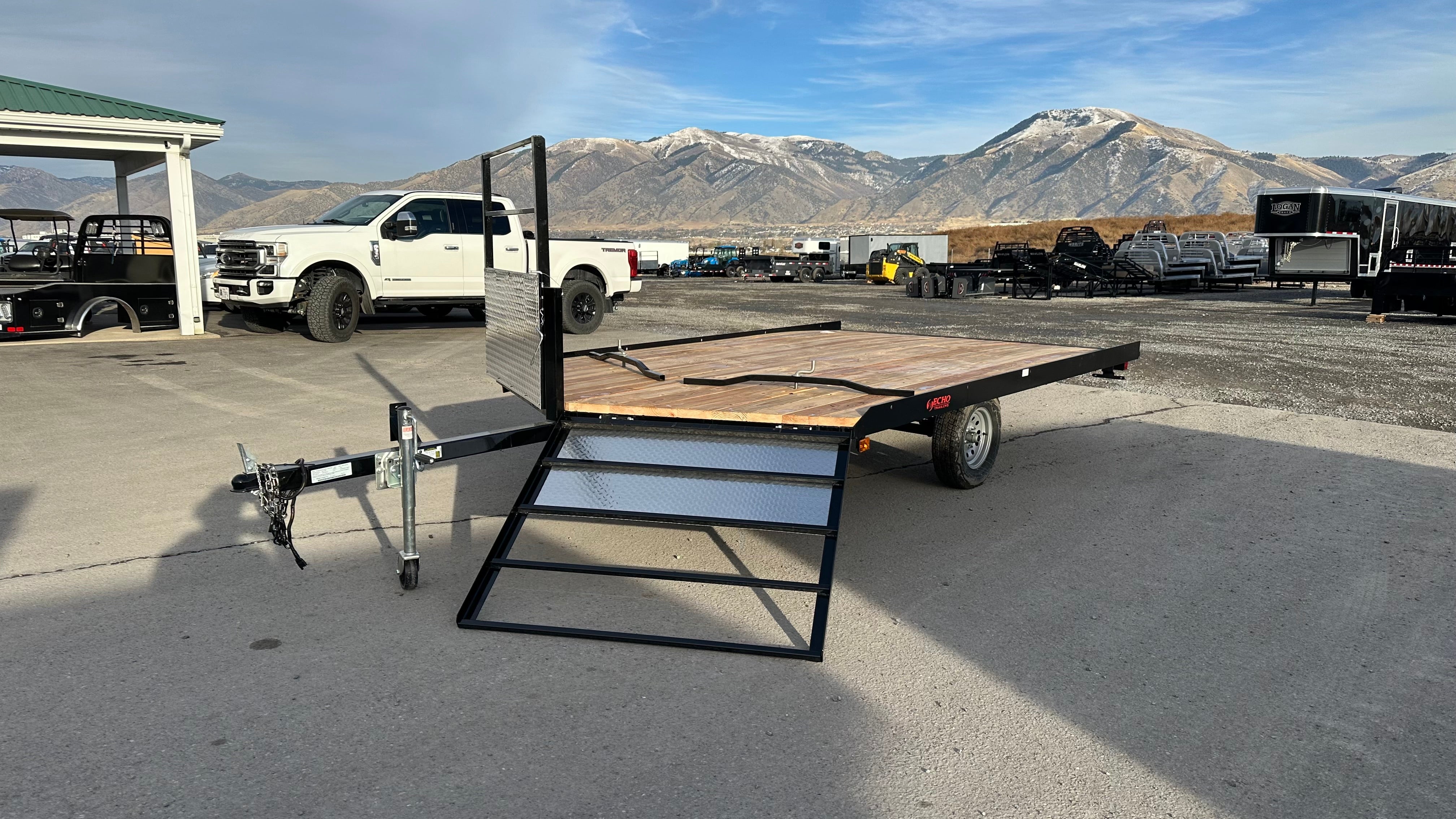 2025 Echo 2-Place open Sled Trailer