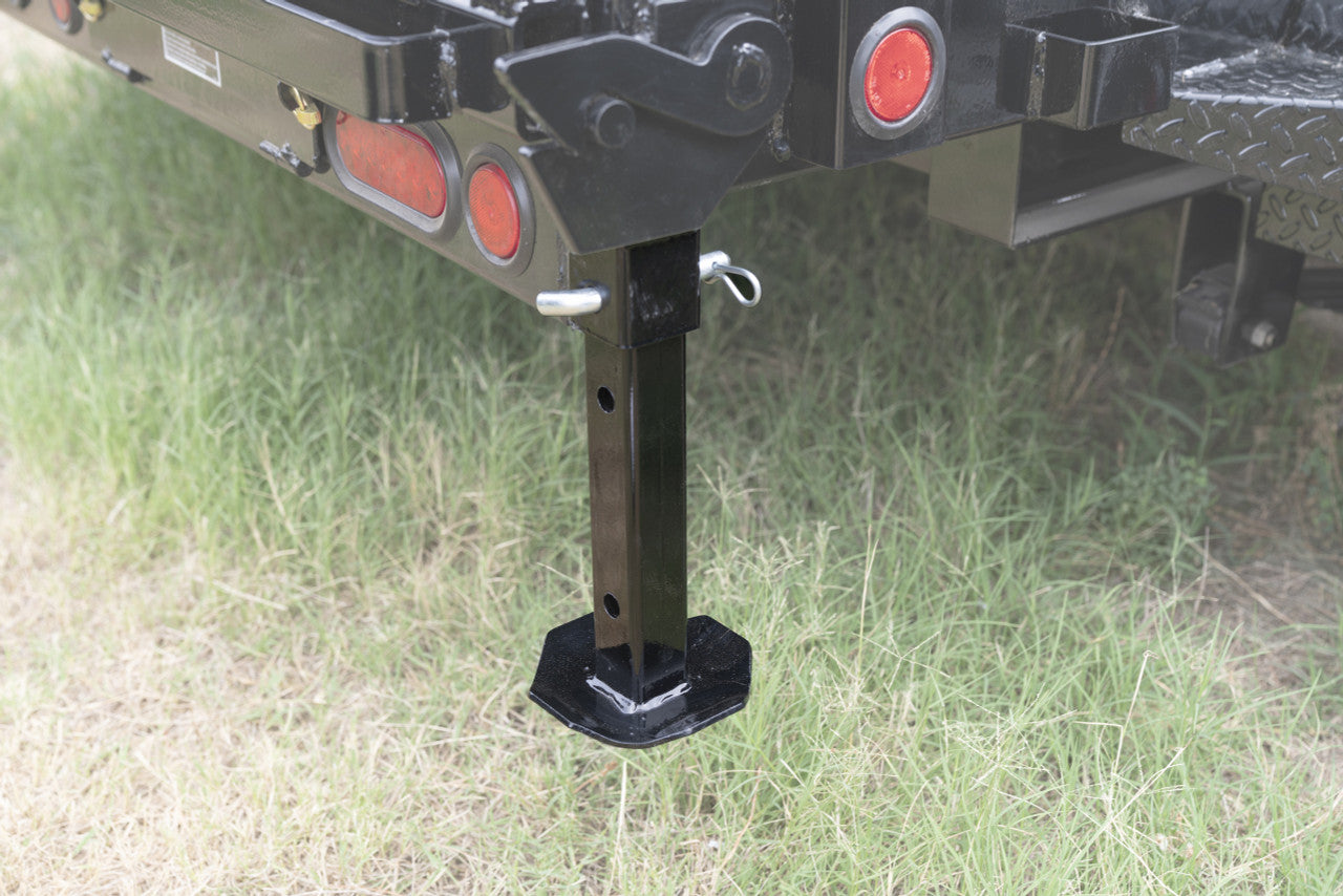 Load Trail 29" Rear Support Jack For Car Haulers And Dump Trailers