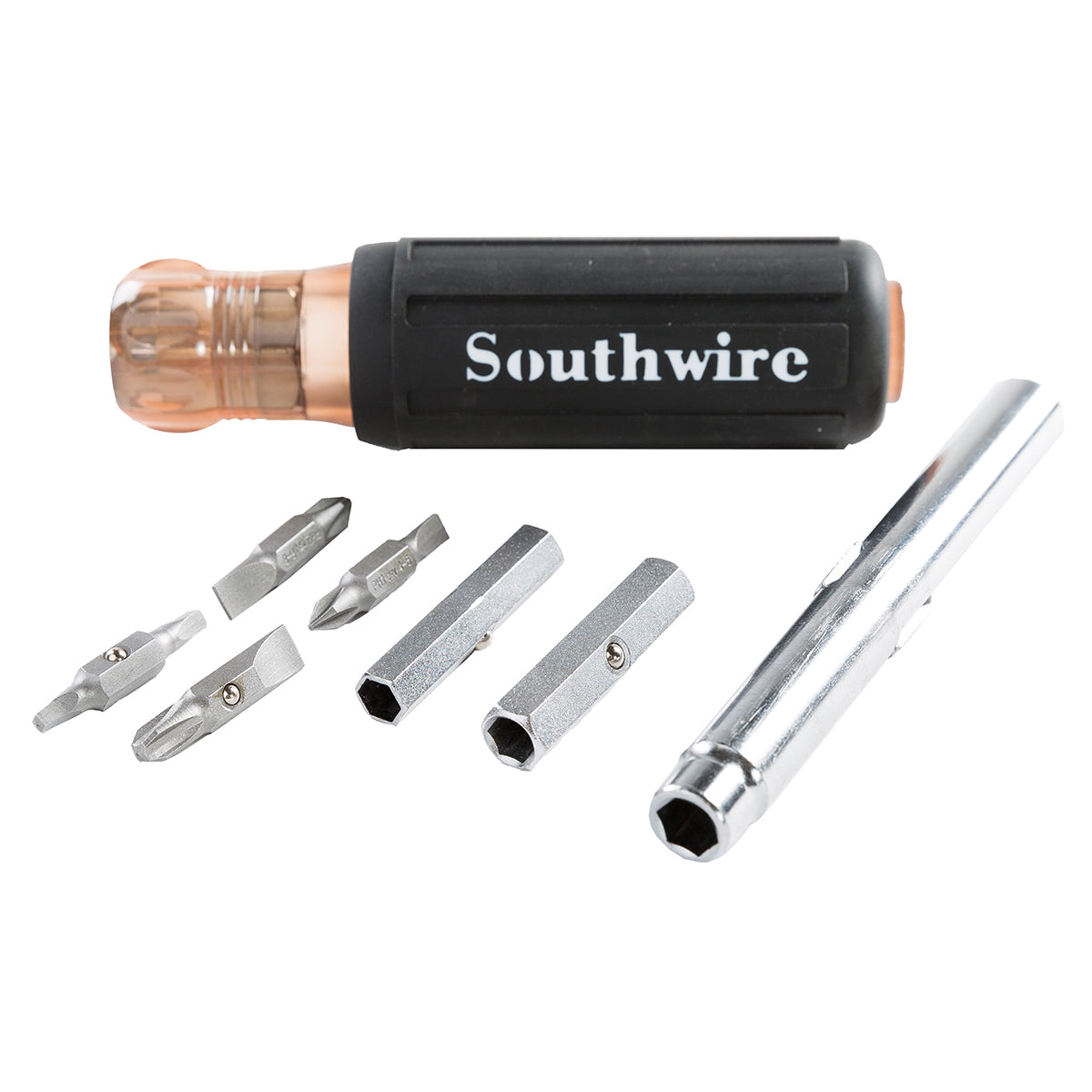 Southwire 12-N-1 Multi-Tool Screwdriver w/ Precision Machined Quick Change Bits