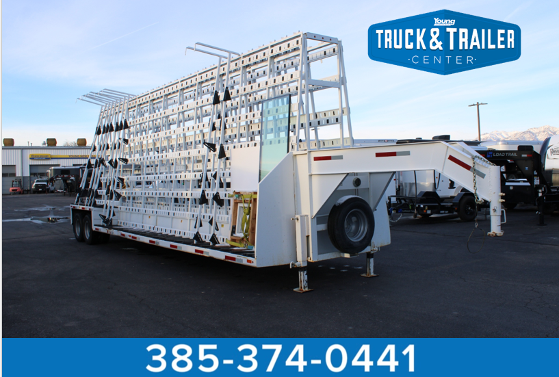30ft Gooseneck Glass Transport Trailer