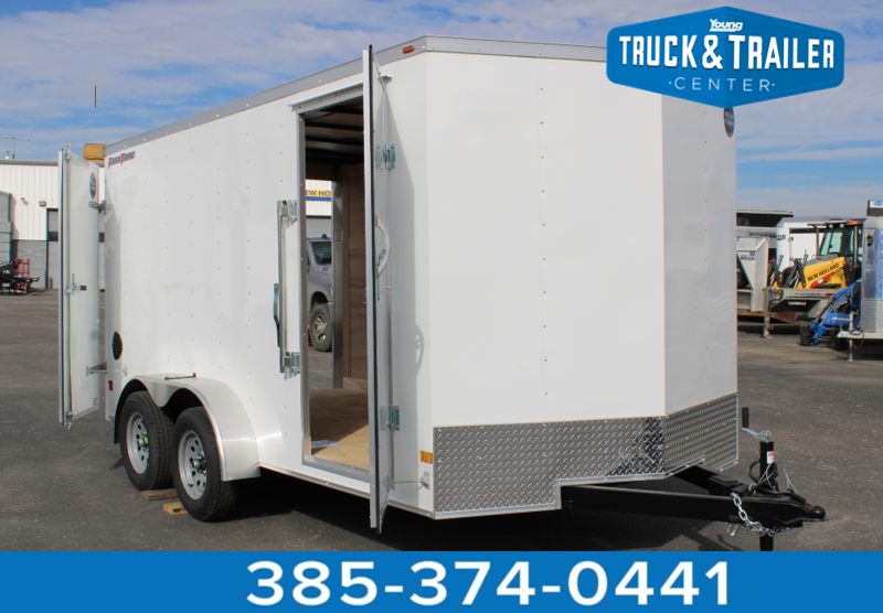 Wells 7x14 Cargo Enclosed Trailer W/ Barn Doors