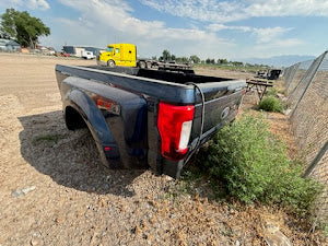 Blue Ford Long Bed