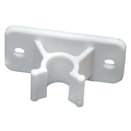 RV Designer Plastic Door Holder- White (Clip Only)