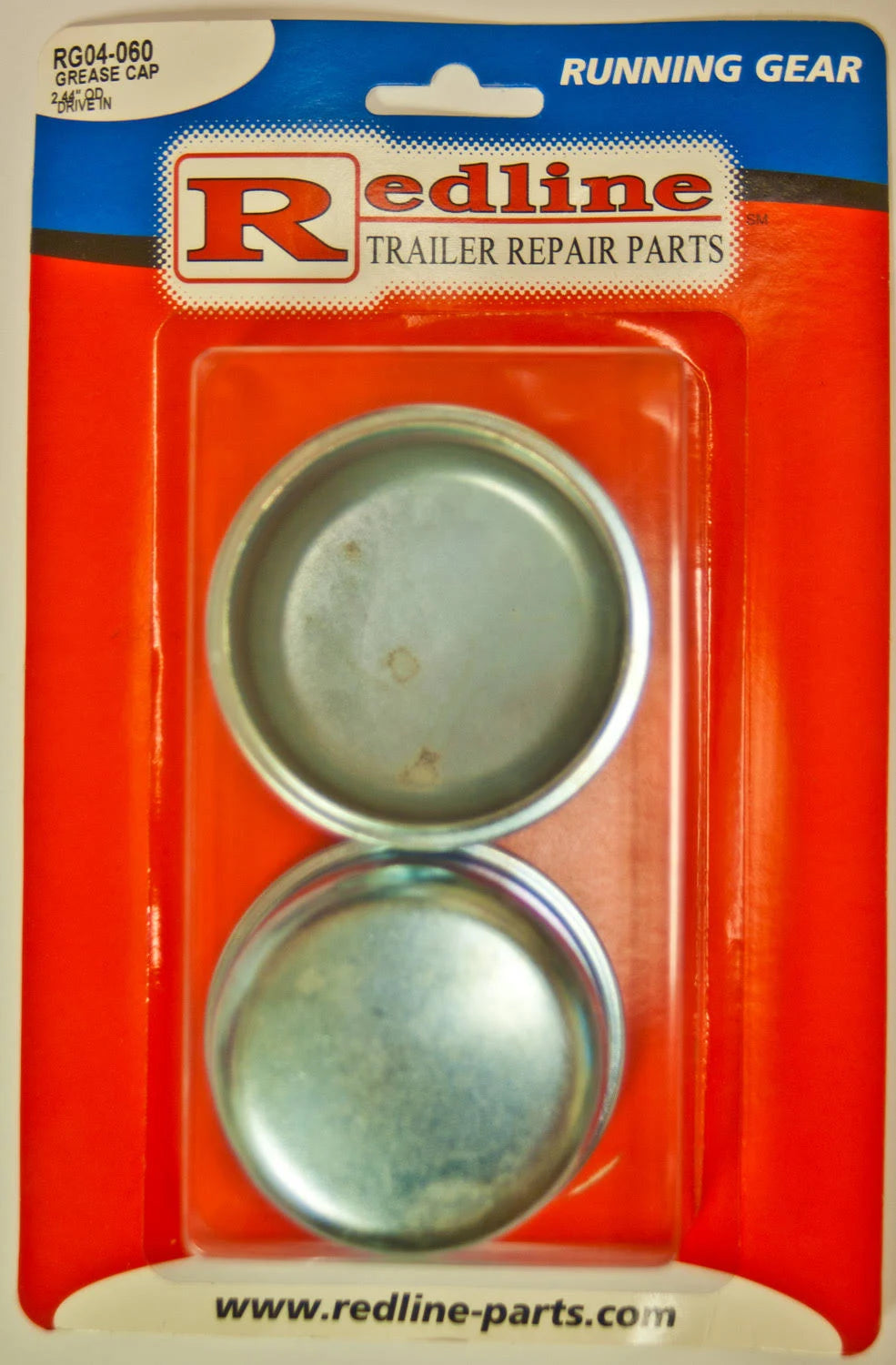 Redline Trailer Grease Caps 2.44" OD